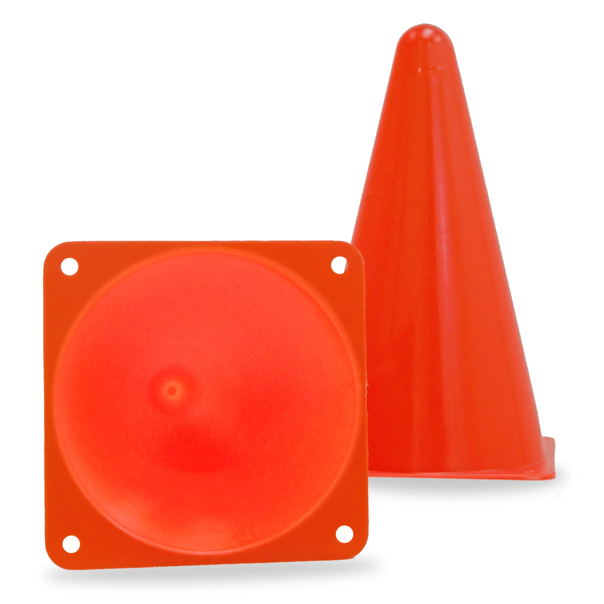 Hi-Vis Orange Sport Training Cones - Pack of 12 - Image 3
