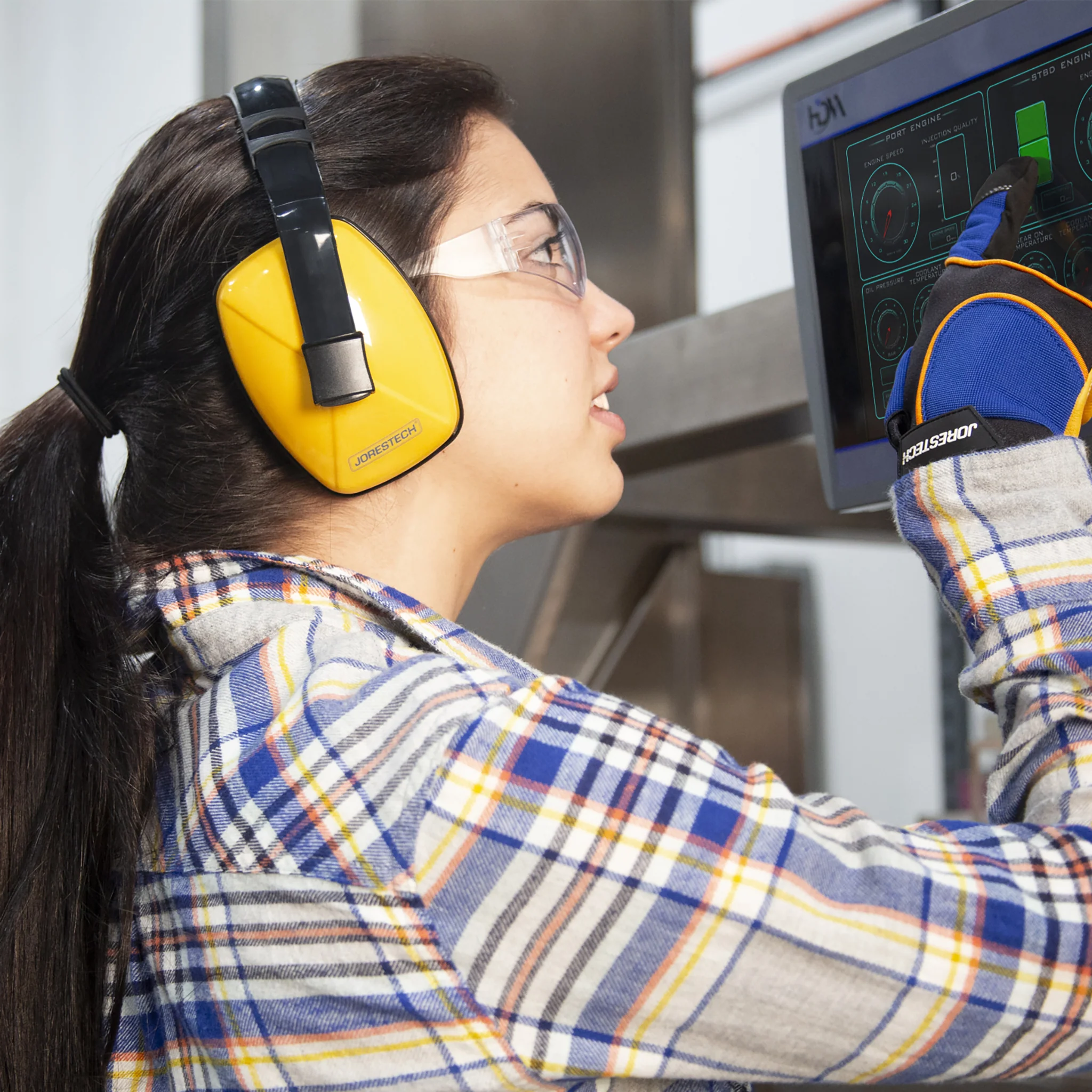 23dB NRR Noise Cancelling Hearing Protection Earmuffs - Image 8