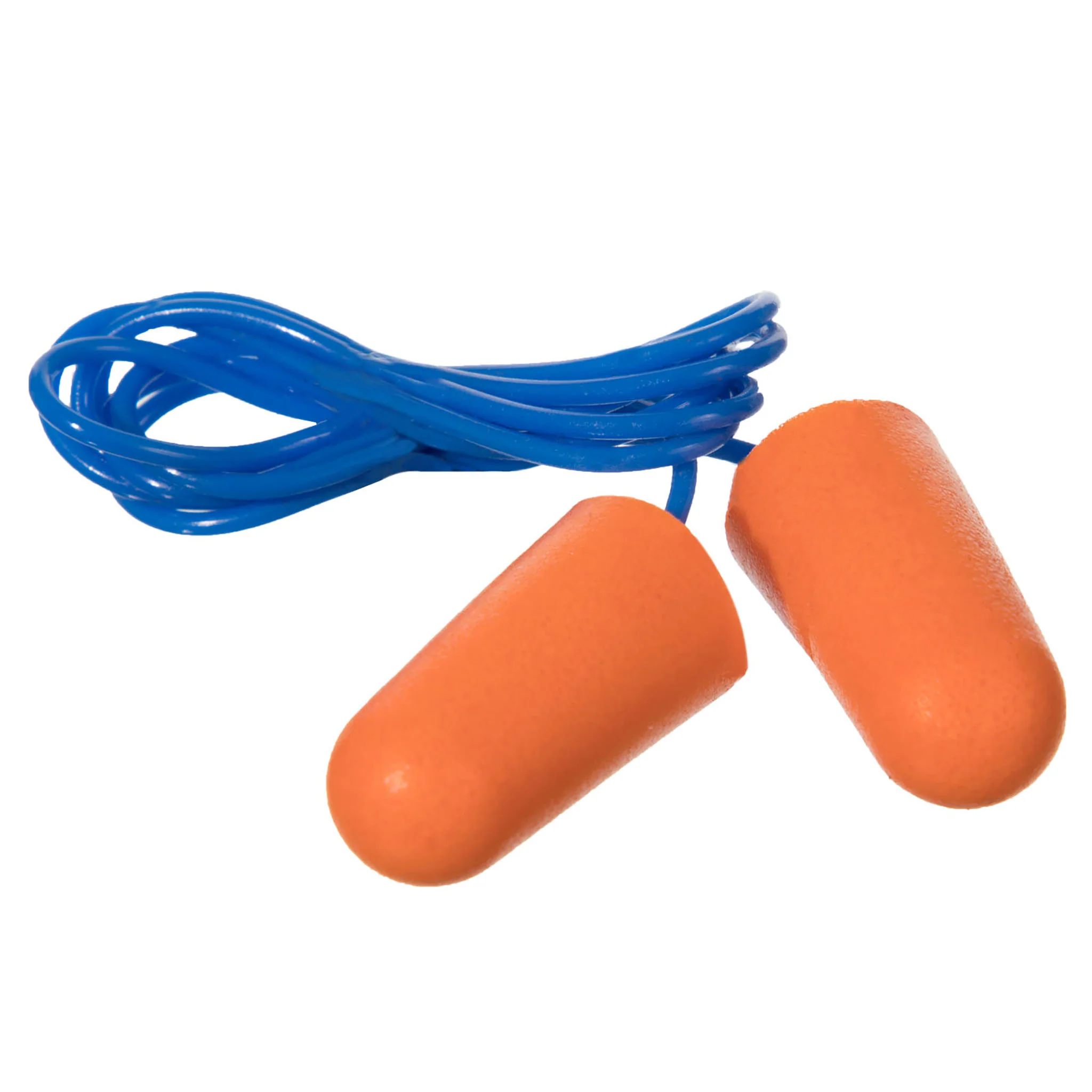 32dB NRR Soft Foam Earplugs with PVC Cord – 100 Pairs - Image 3