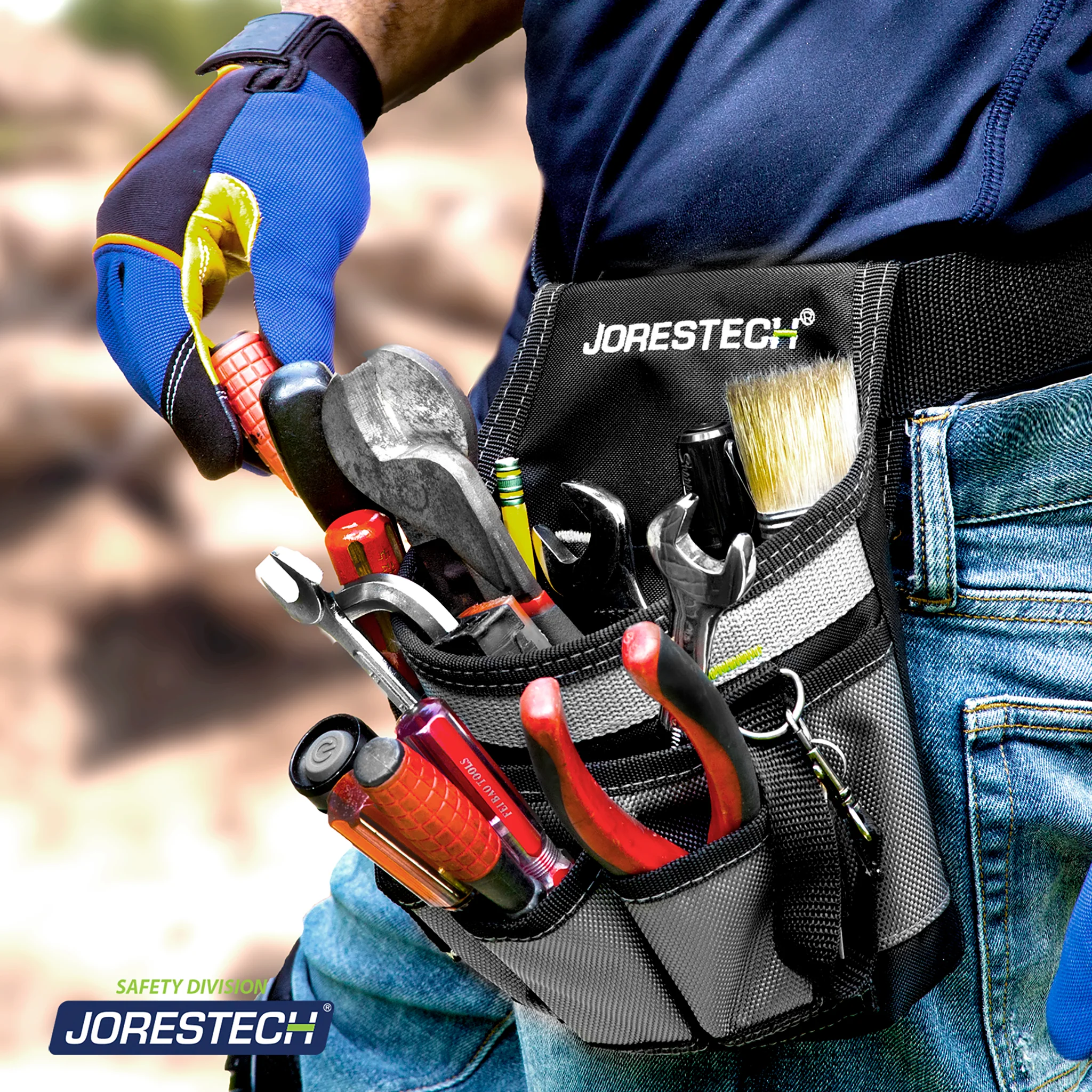 6 Pocket Tool Belt Pouch - Image 6
