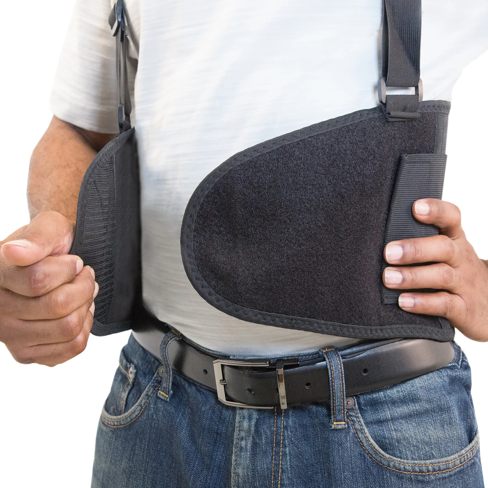 Adjustable Back Support Belt with Suspenders - Image 7