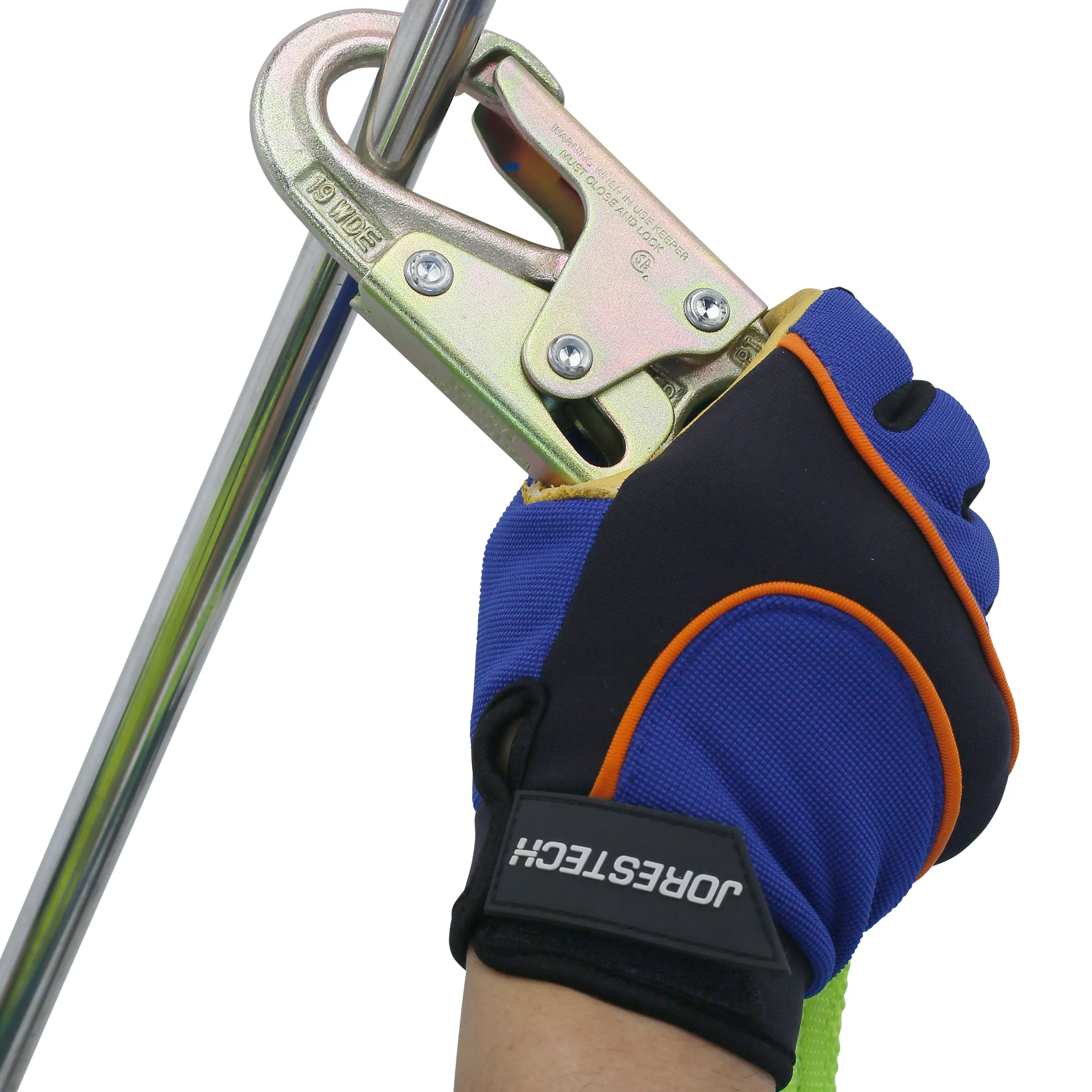 Adjustable Work Positioning Lanyard with Self-Locking Snap Hooks - Image 4