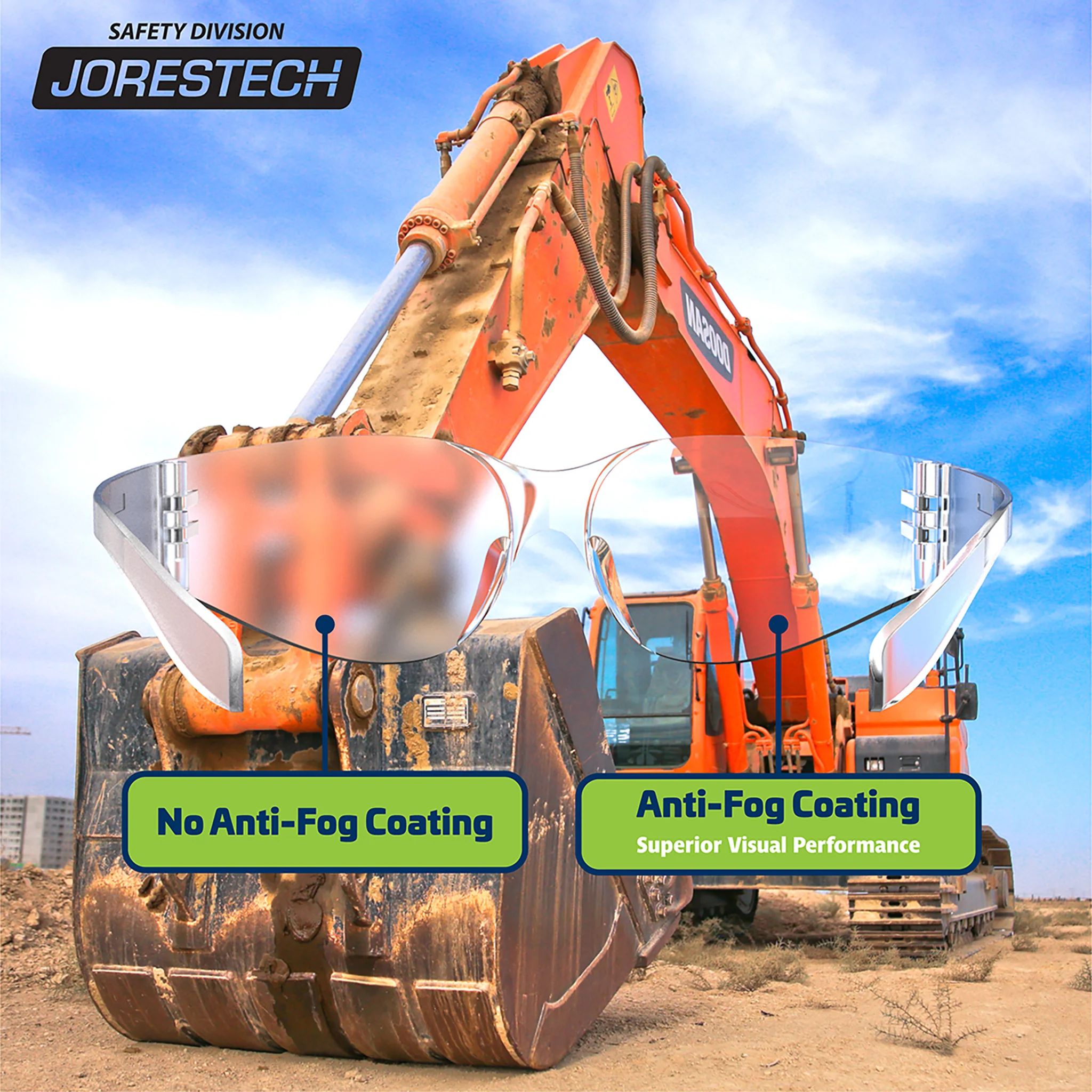 Anti-Fog Clear Safety Glasses for High Impact Protection - Image 5