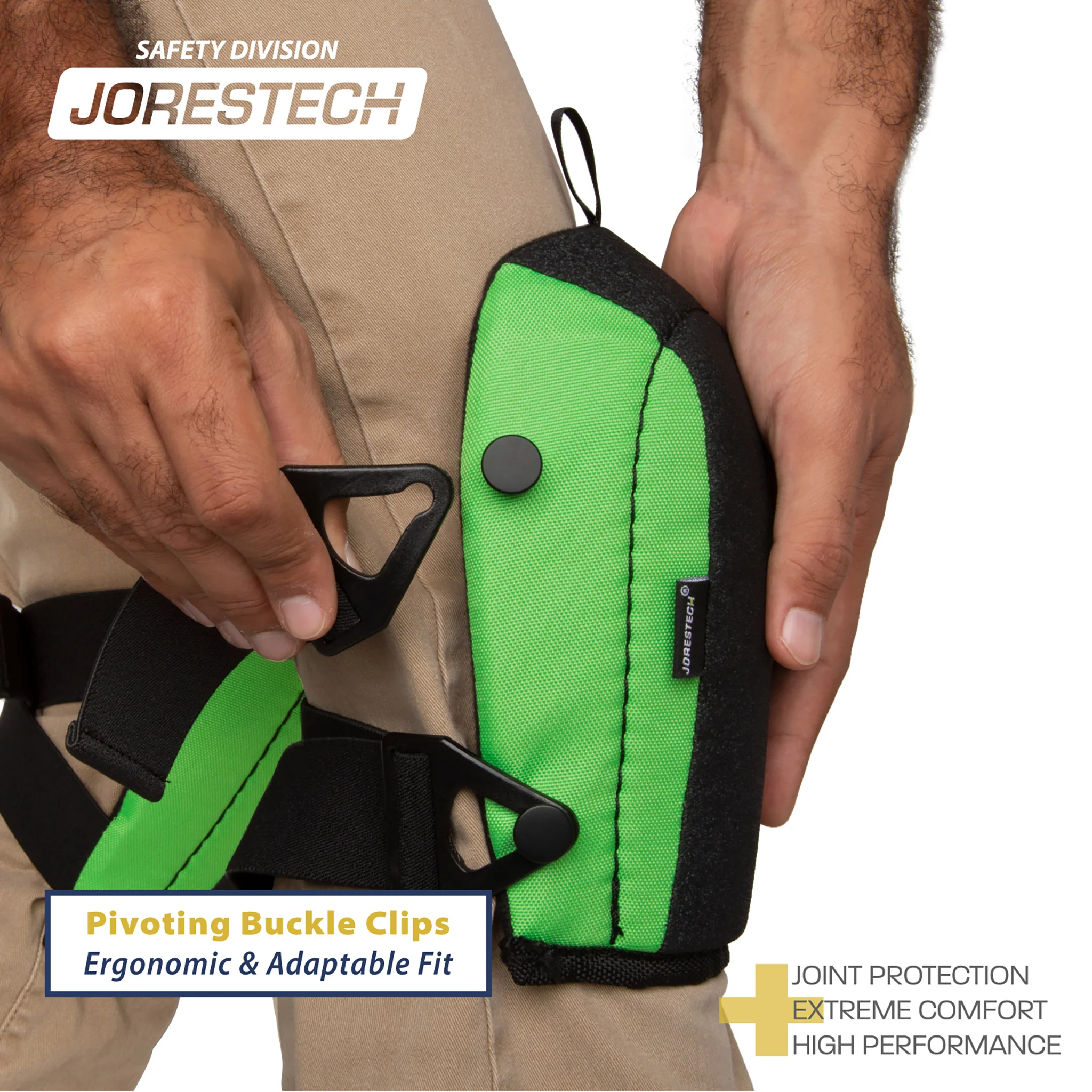 Anti-Skid Foam Knee Pads with Adjustable Dual Straps - Image 3