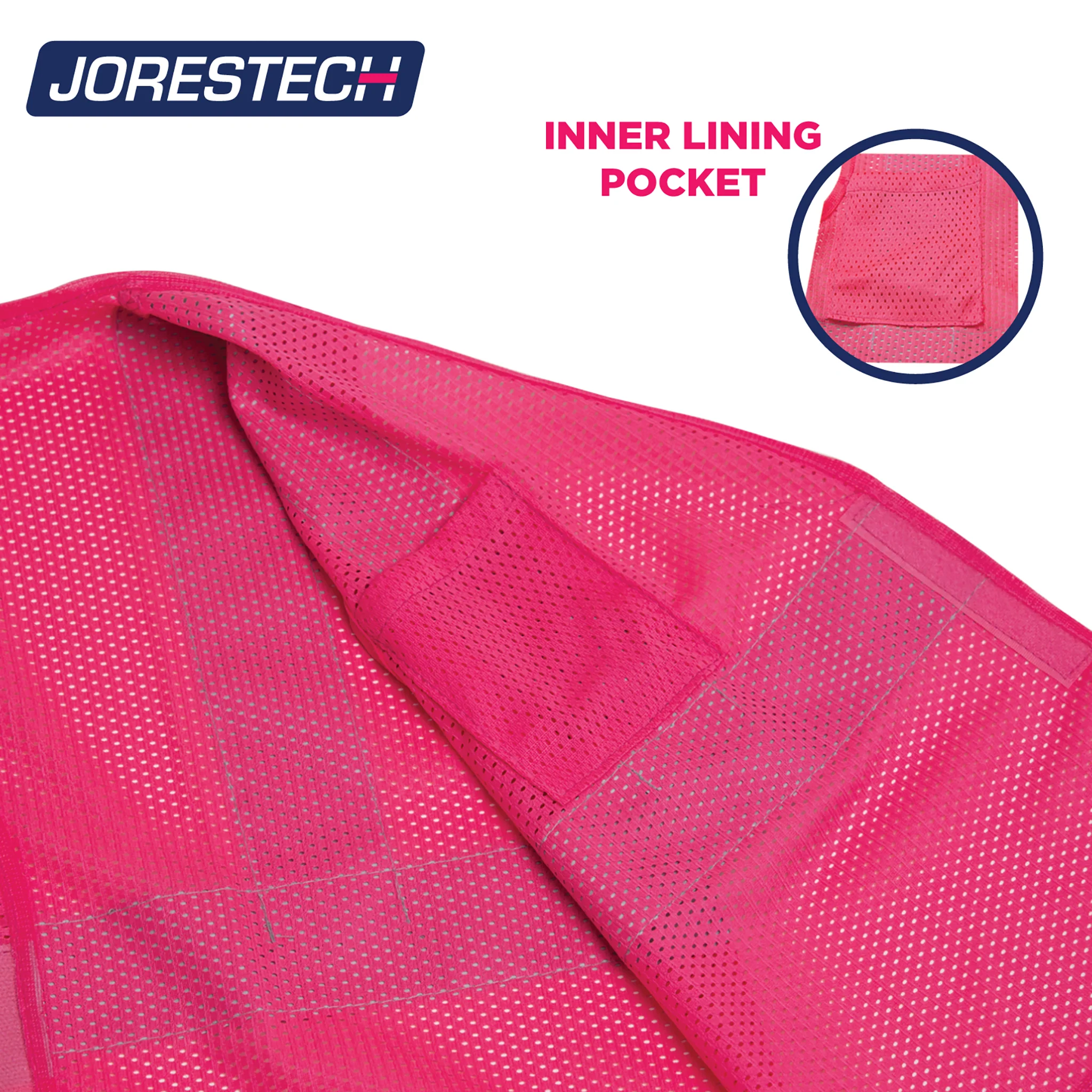 Children’s Hi-Vis Mesh Safety Vest with 2” Reflective Strips - Image 11