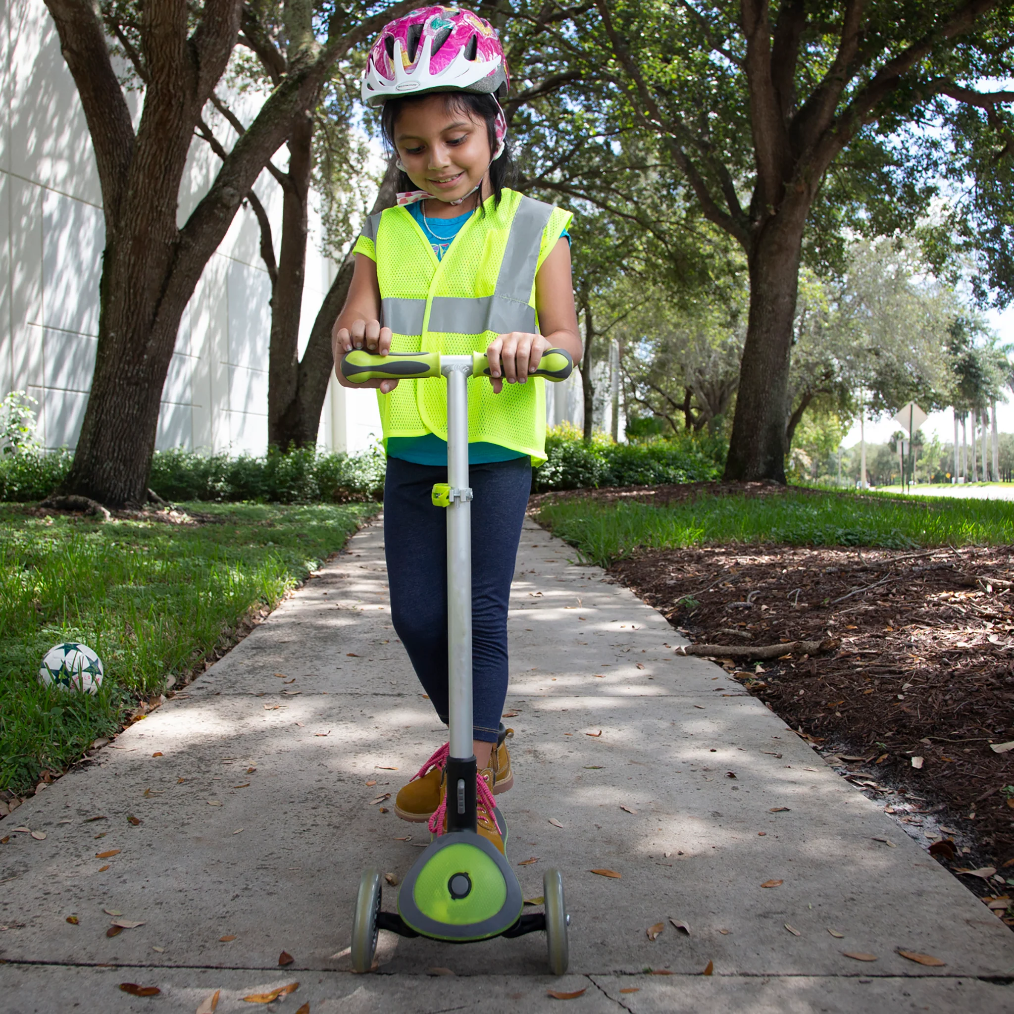 Children’s Hi-Vis Mesh Safety Vest with 2” Reflective Strips - Image 6