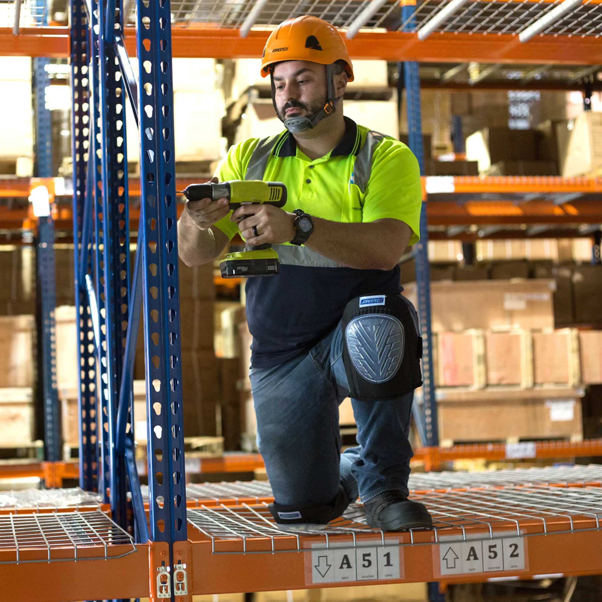 Rescue Hard Hat with Adjustable 6 Point Suspension - Image 6