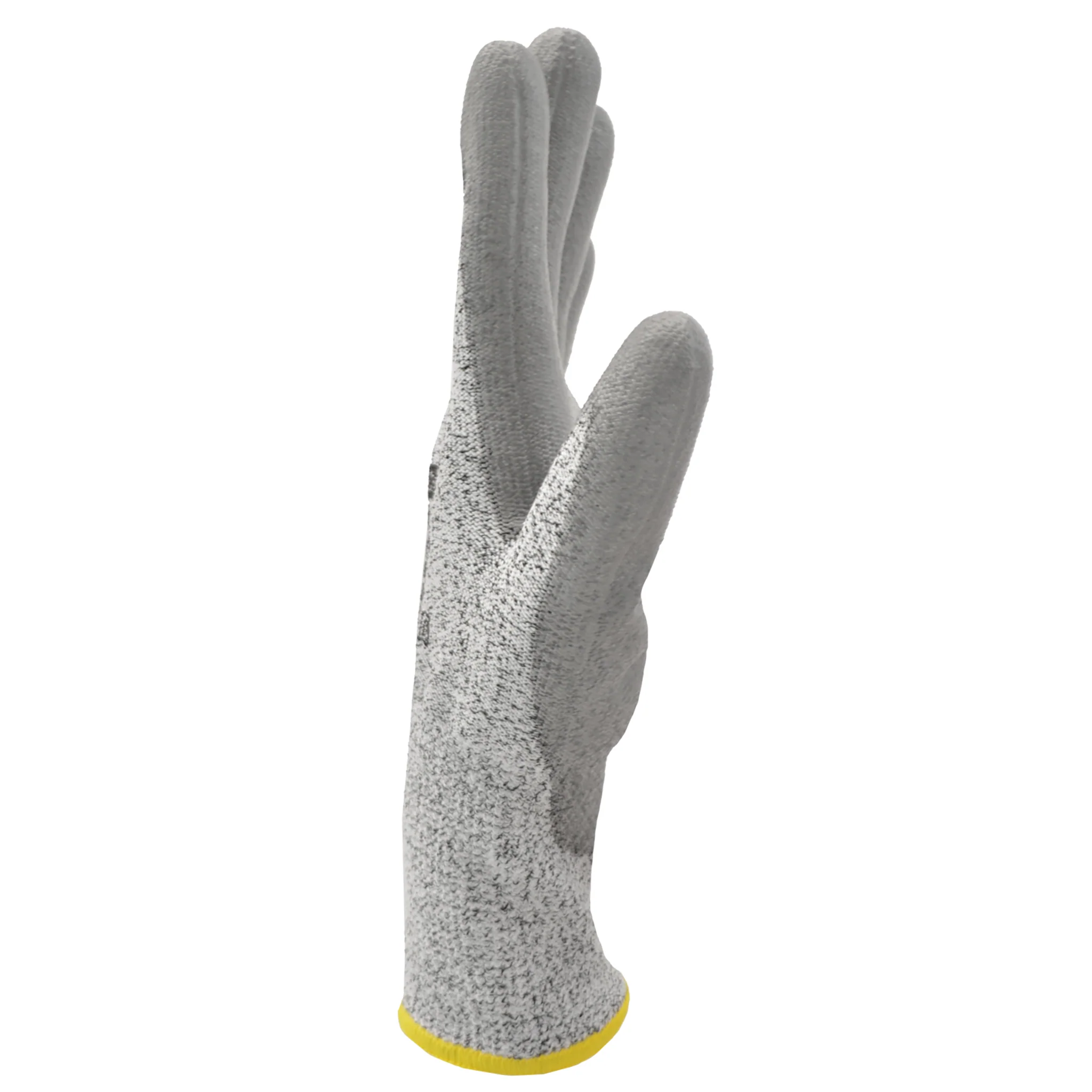 Cut-Resistant Safety Work Gloves with Polyurethane Dipped Palms - Pack of 12 - Image 7