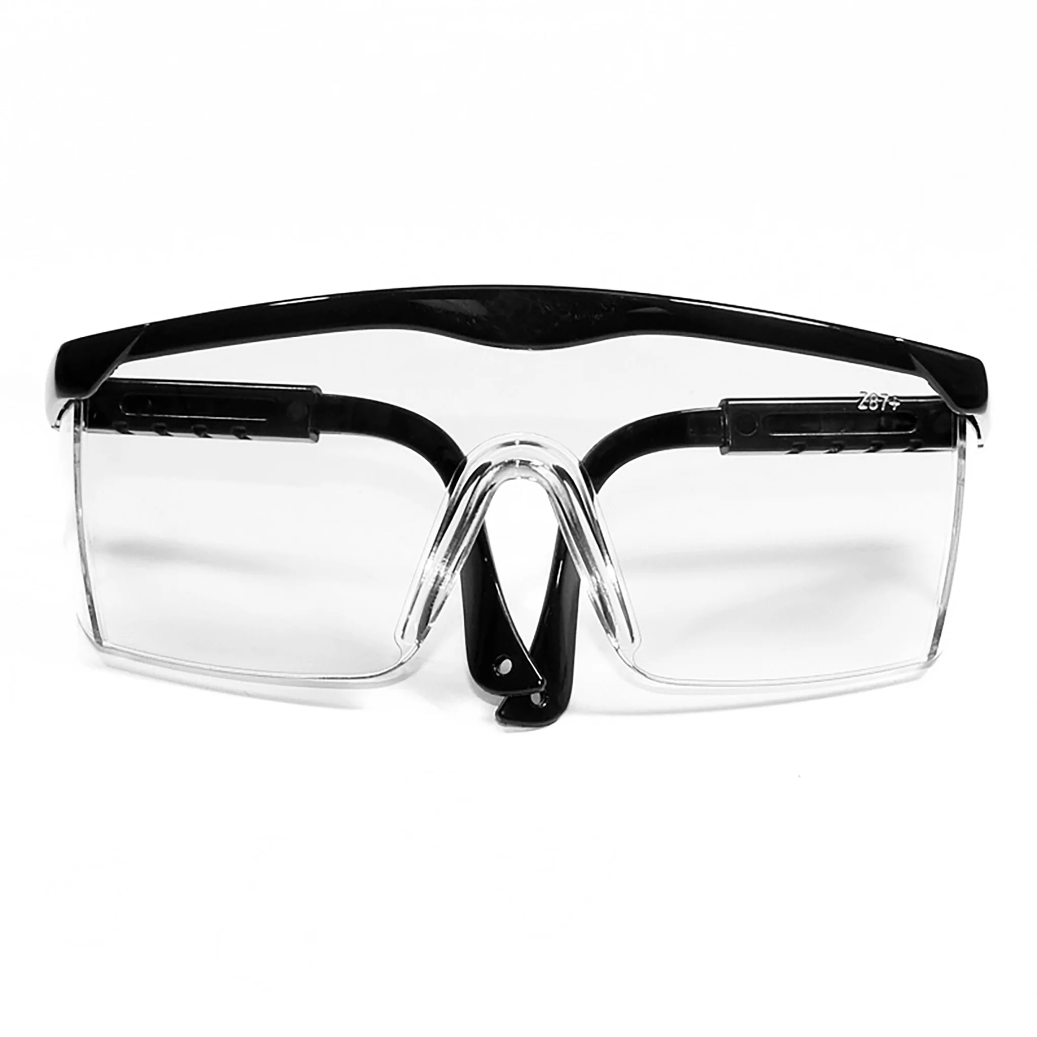 Framed Rectangular Safety Glasses with Side Shields for High Impact Protection - Image 3