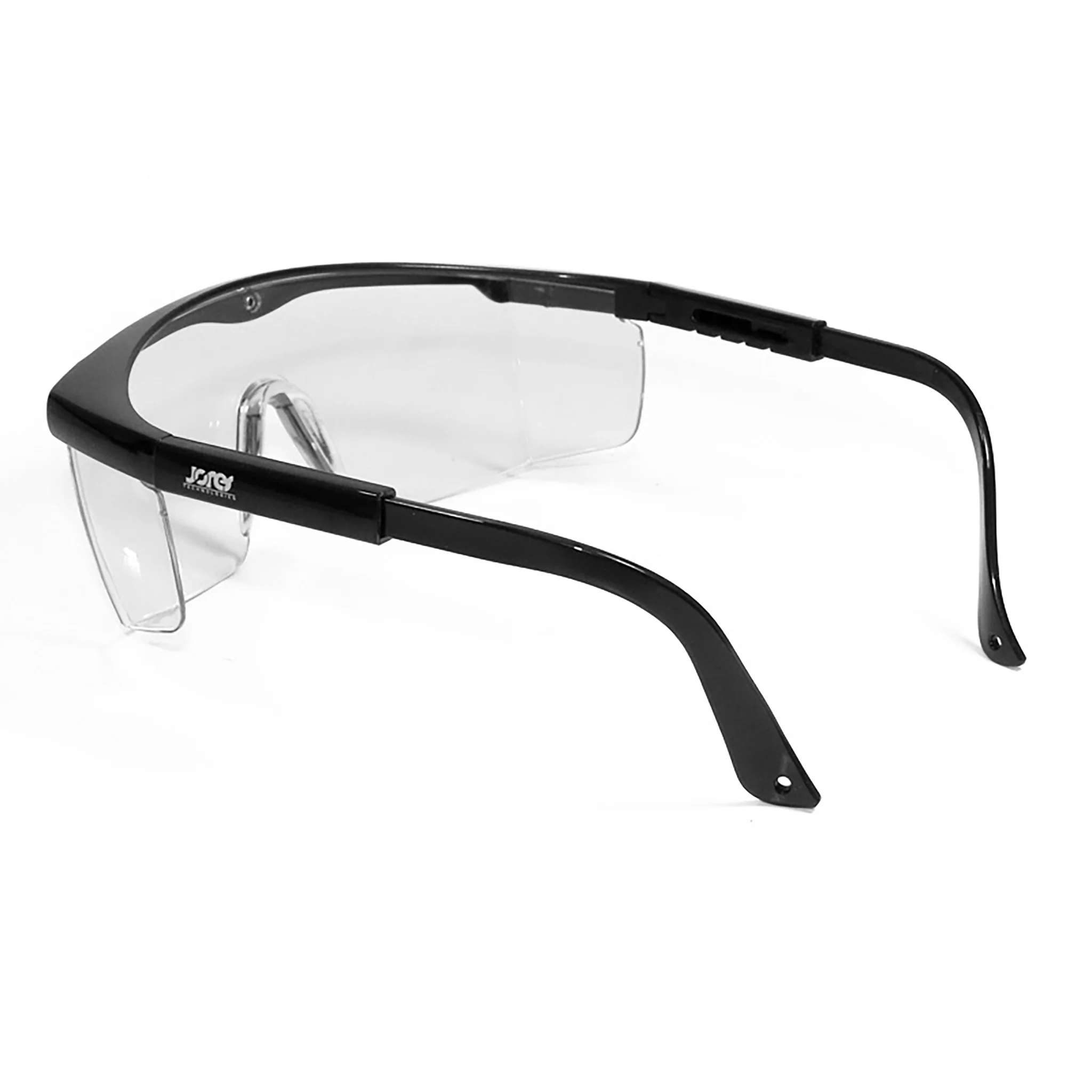 Framed Rectangular Safety Glasses with Side Shields for High Impact Protection - Image 5