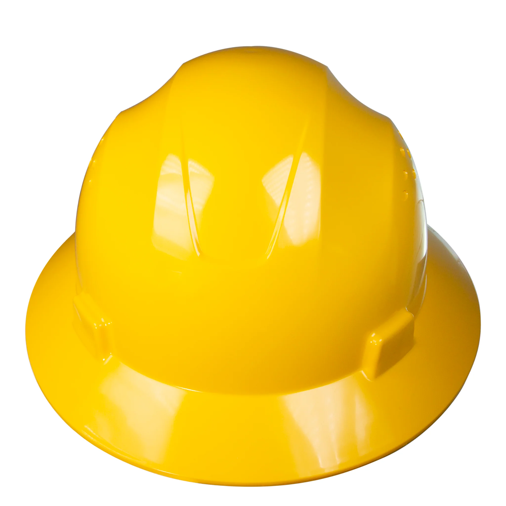 Full Brim Safety Hard Hat with 4 Point Suspension - Image 7