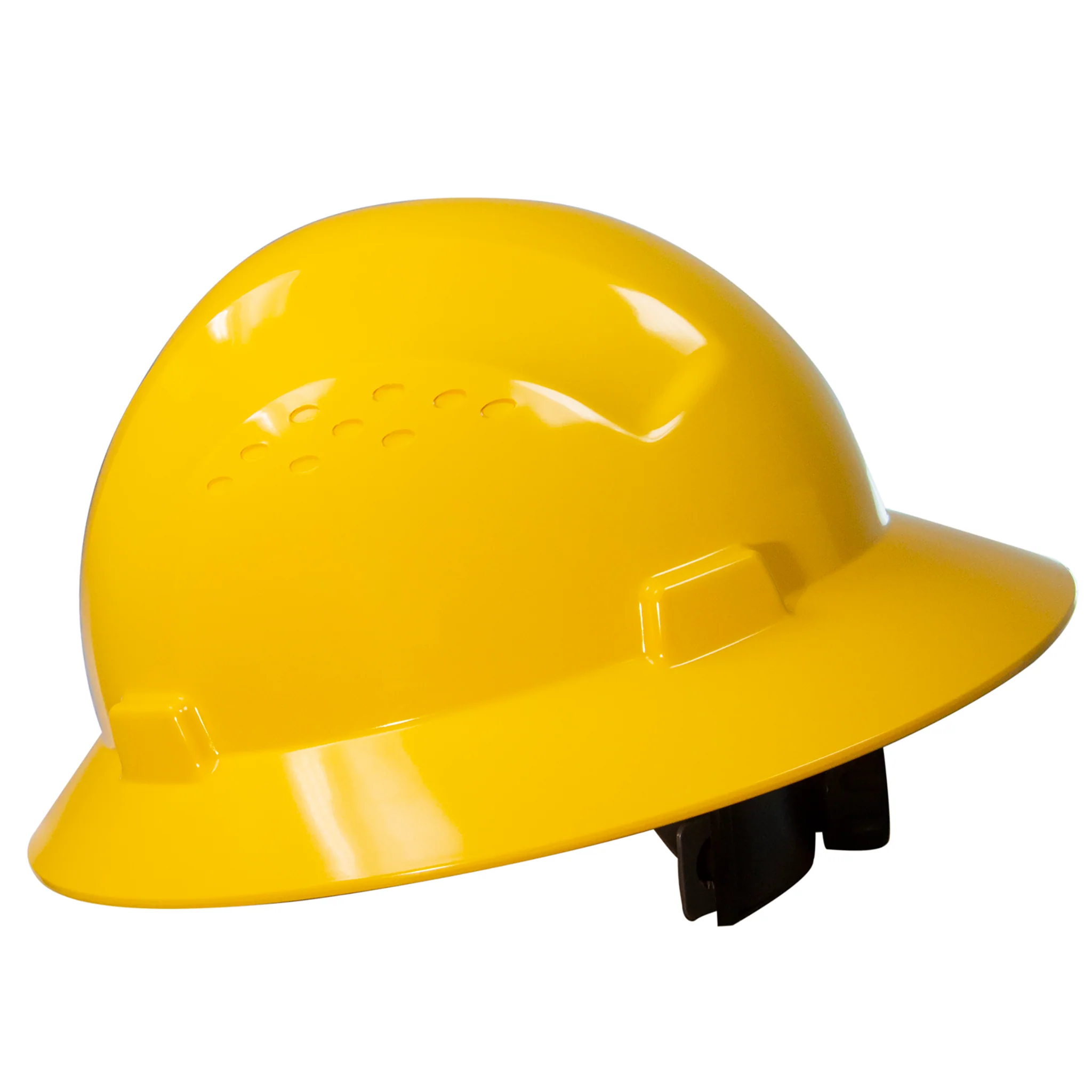 Full Brim Safety Hard Hat with 4 Point Suspension - Image 9