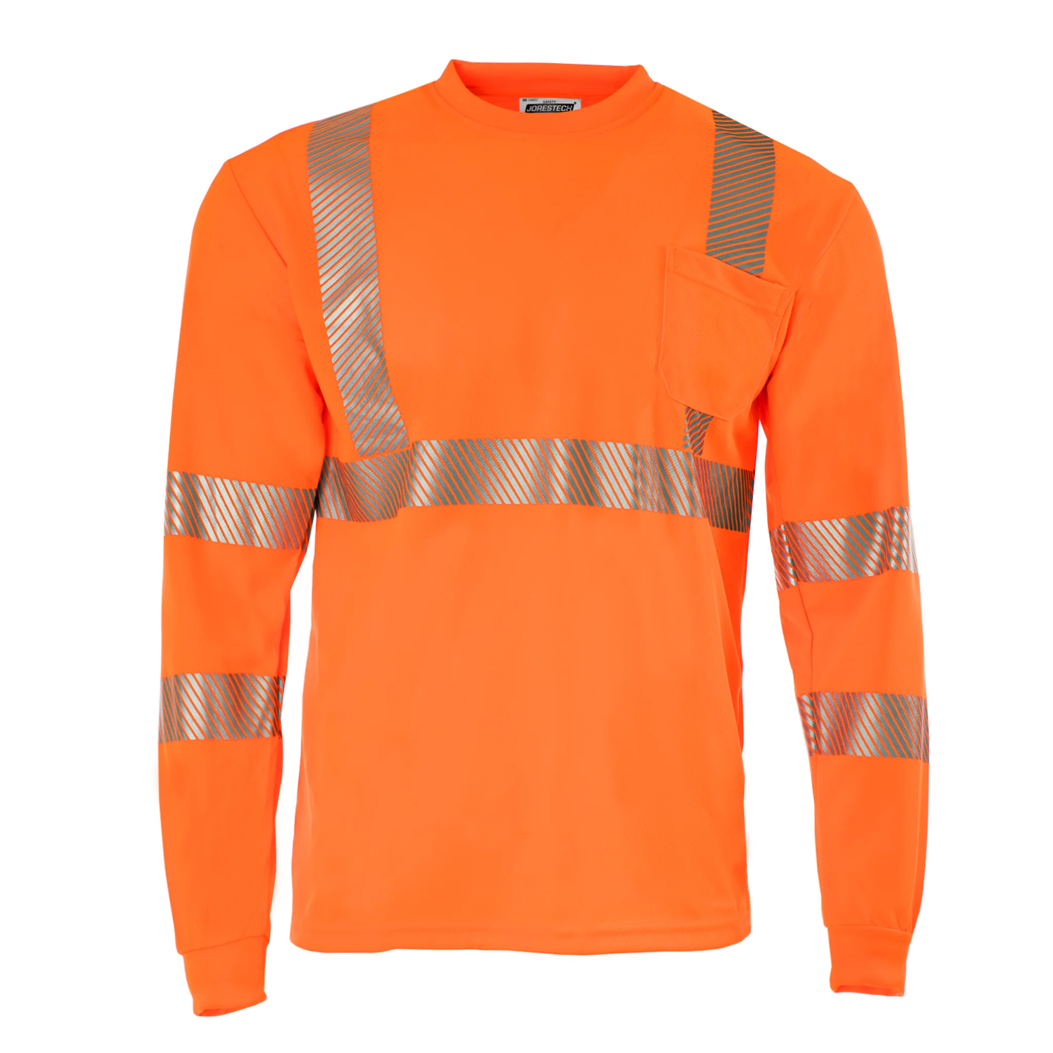 Hi-Vis Heat Transfer Reflective Safety Long Sleeve Shirt - Image 11