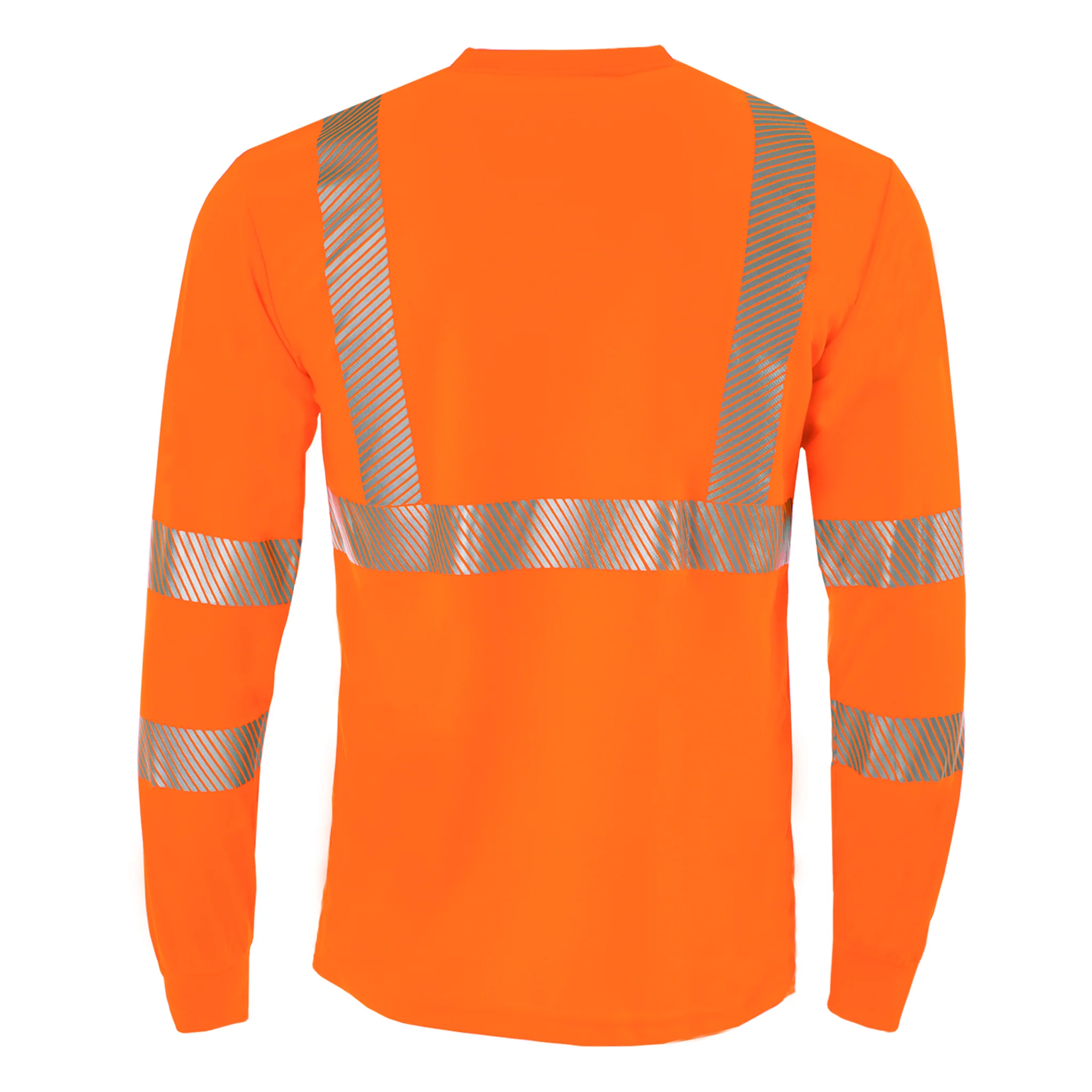 Hi-Vis Heat Transfer Reflective Safety Long Sleeve Shirt - Image 12