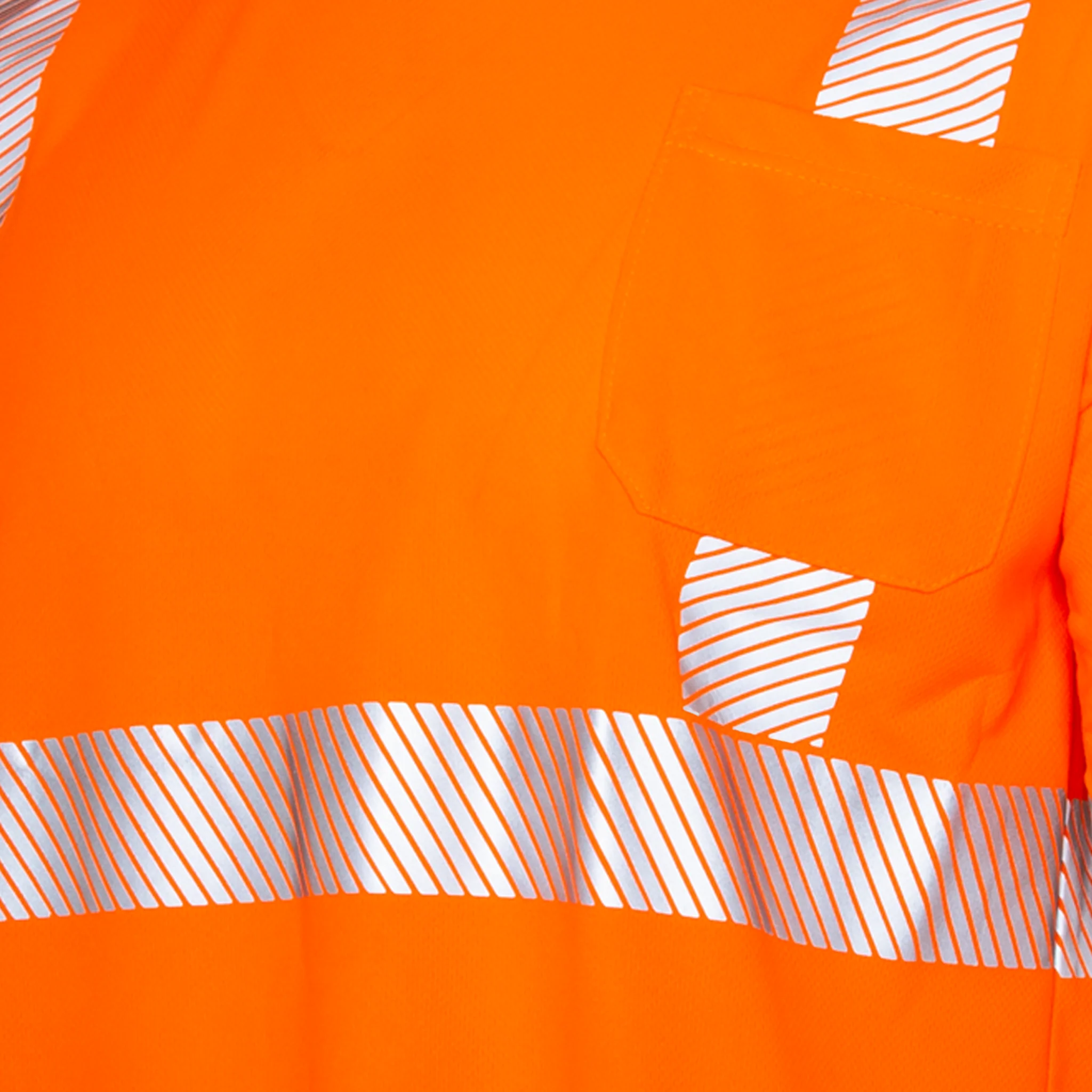Hi-Vis Heat Transfer Reflective Safety Long Sleeve Shirt - Image 13