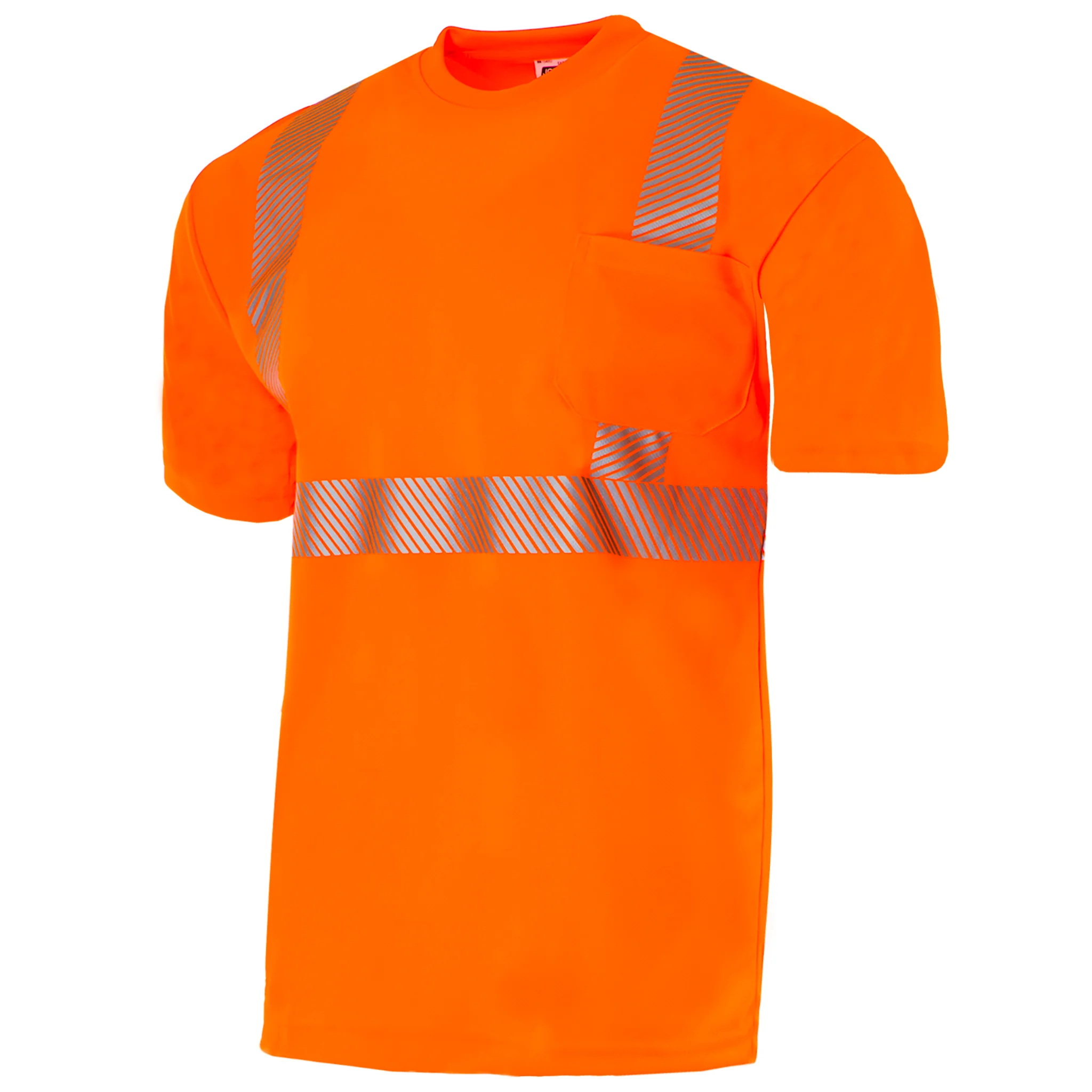 Jorestech Heat Transfer Reflective Safety Shirt with Pocket – Class 2 Compliant - Image 10