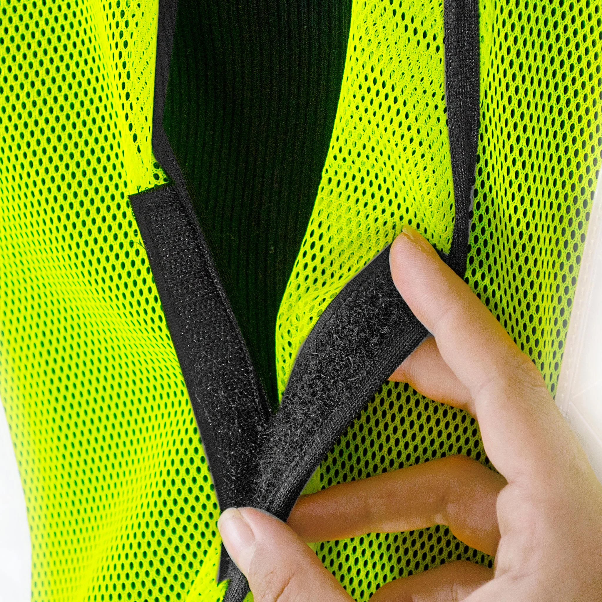 Hi-Vis Mesh Safety Vest with 1” Reflective Strip - Image 5