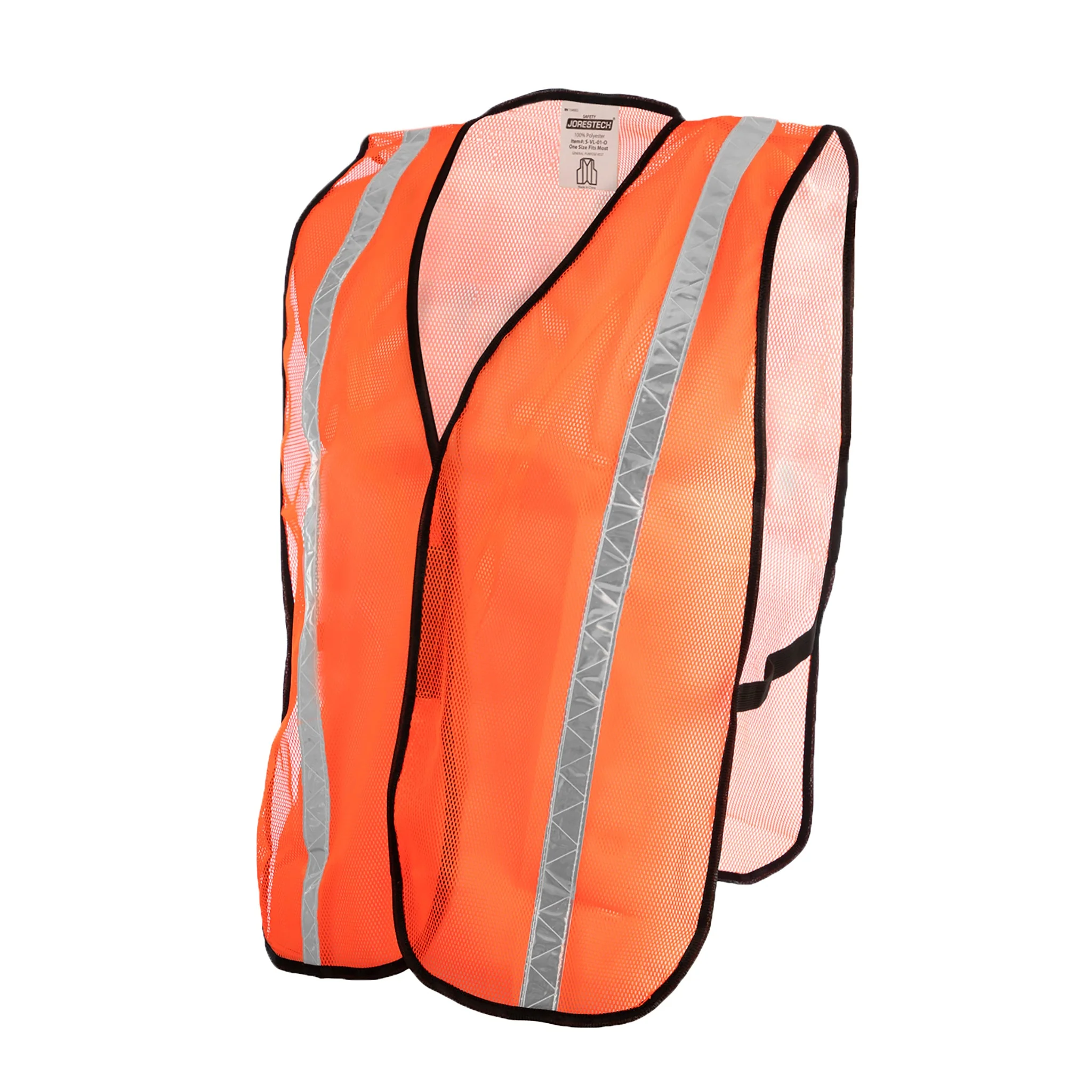 Hi-Vis Mesh Safety Vest with 1” Reflective Strip - Image 8