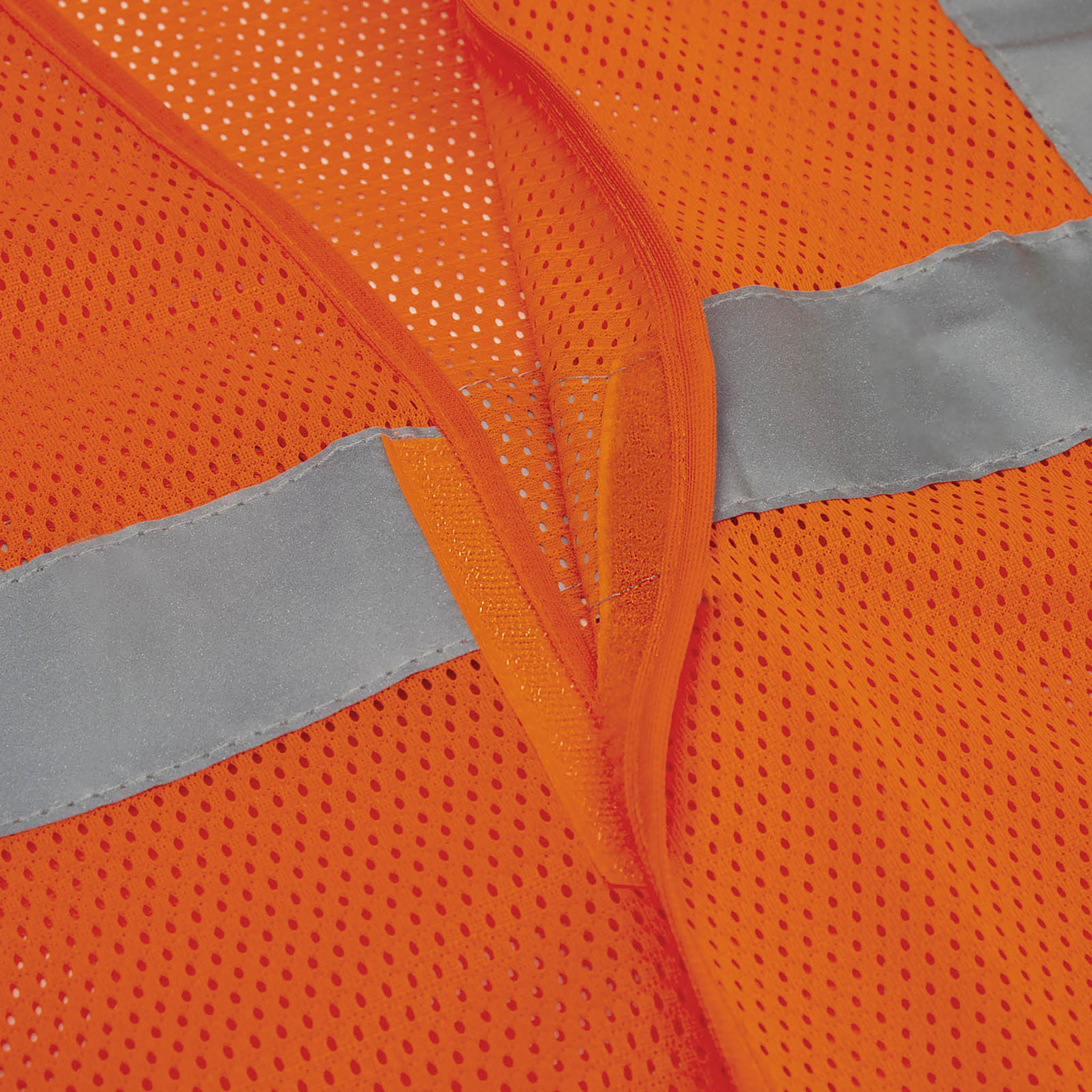 Hi-Vis Mesh Safety Vest with 2” Reflective Strips and Pocket - Image 13