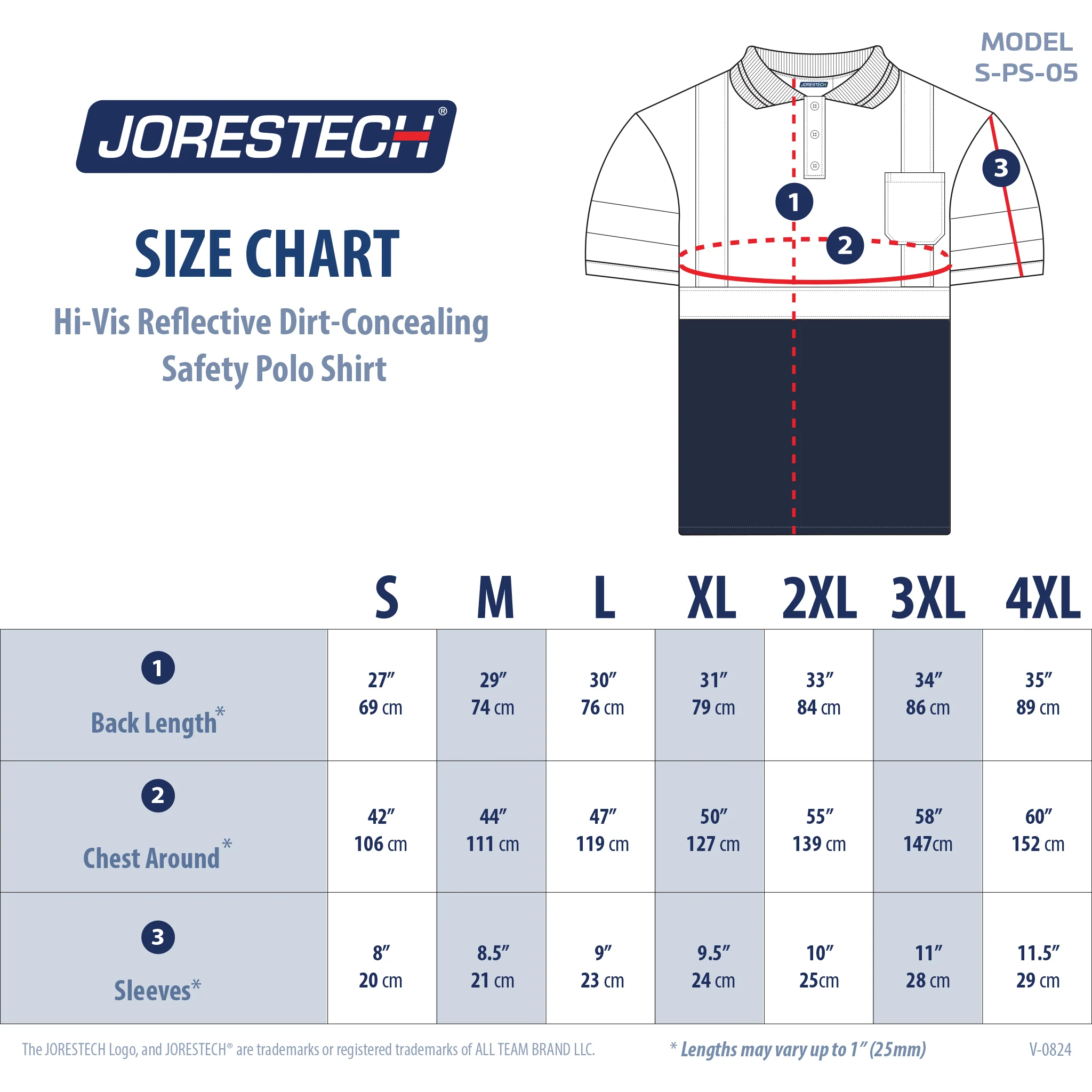 Hi-Vis Reflective Dirt-Concealing Class 3 Safety Polo Shirt - Image 3