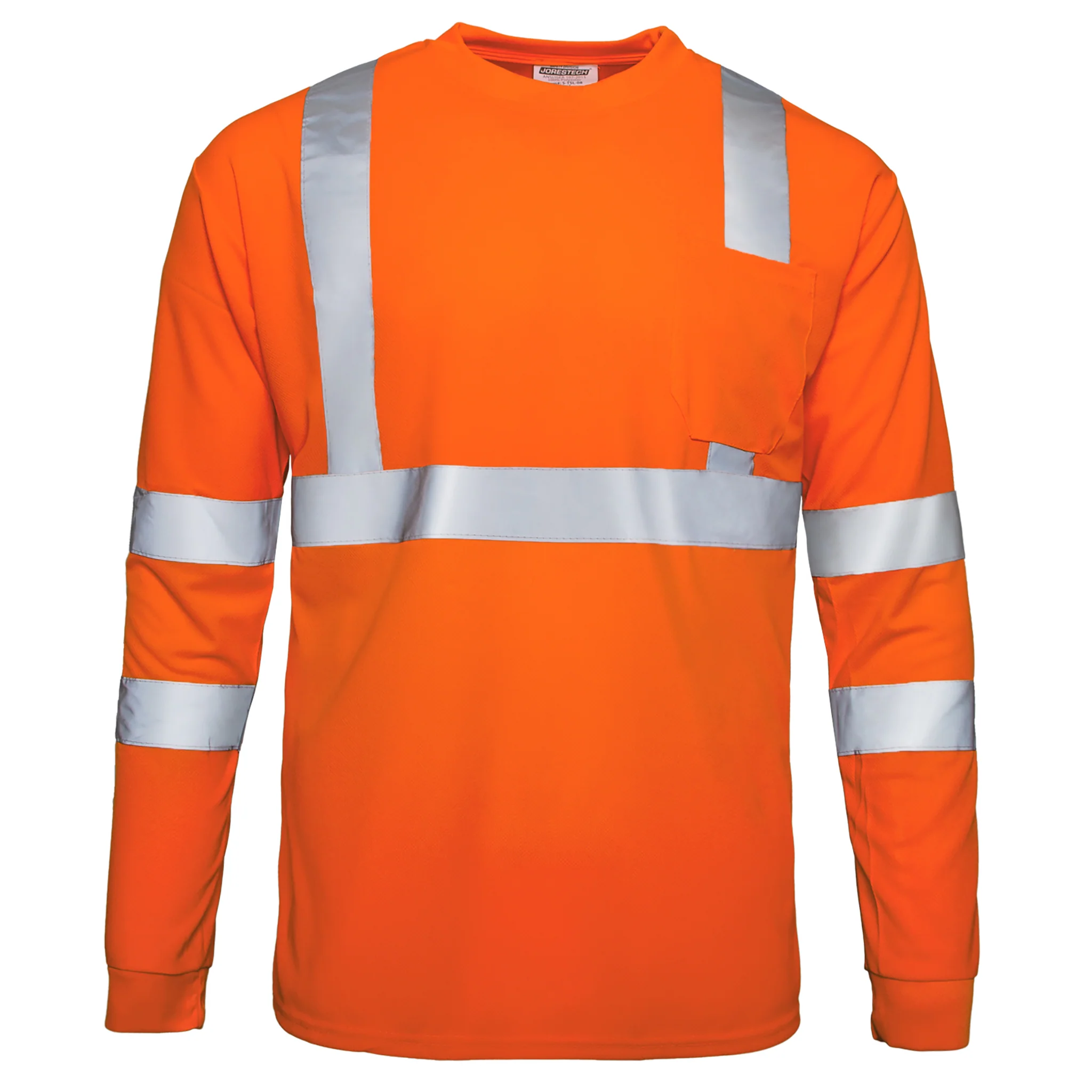 Jorestech Hi Vis Long Sleeve Reflective Safety Shirt – ANSI Class 3 Compliant - Image 11