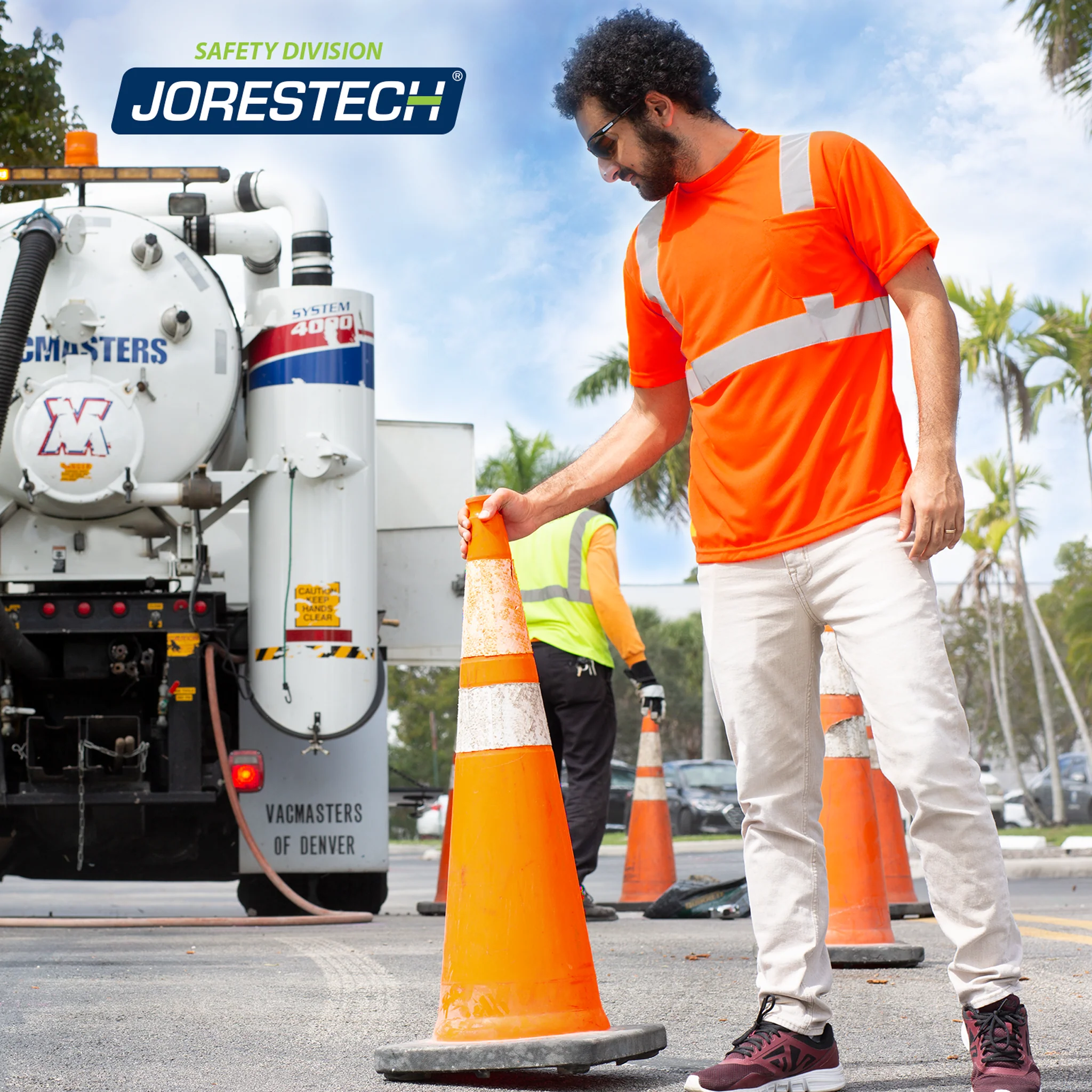 Jorestech Hi Vis Tees - Class 2 High Visibility Pocket Shirts - Image 11