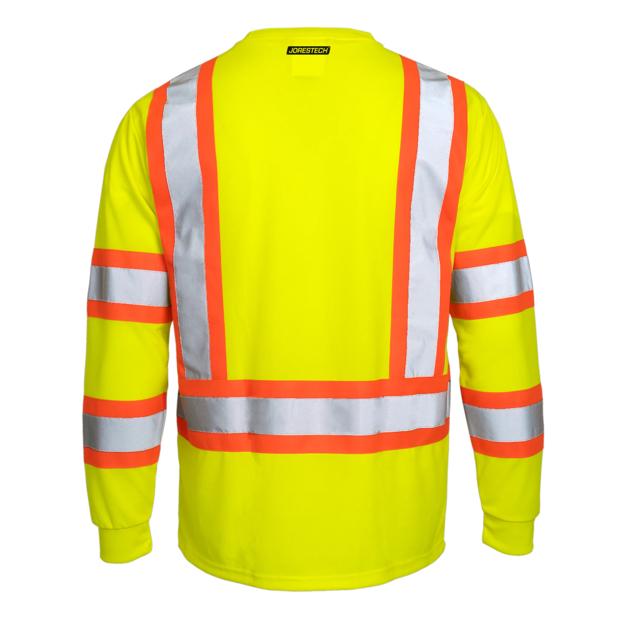 Hi-Vis Reflective Two-Tone Long Sleeve Safety Shirt - Image 18