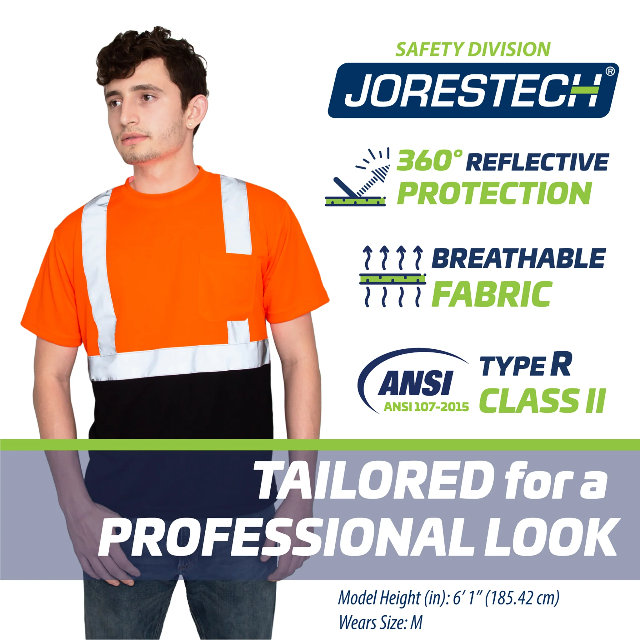 Hi-Vis Reflective Dirt-Concealing Safety Shirt - Image 5