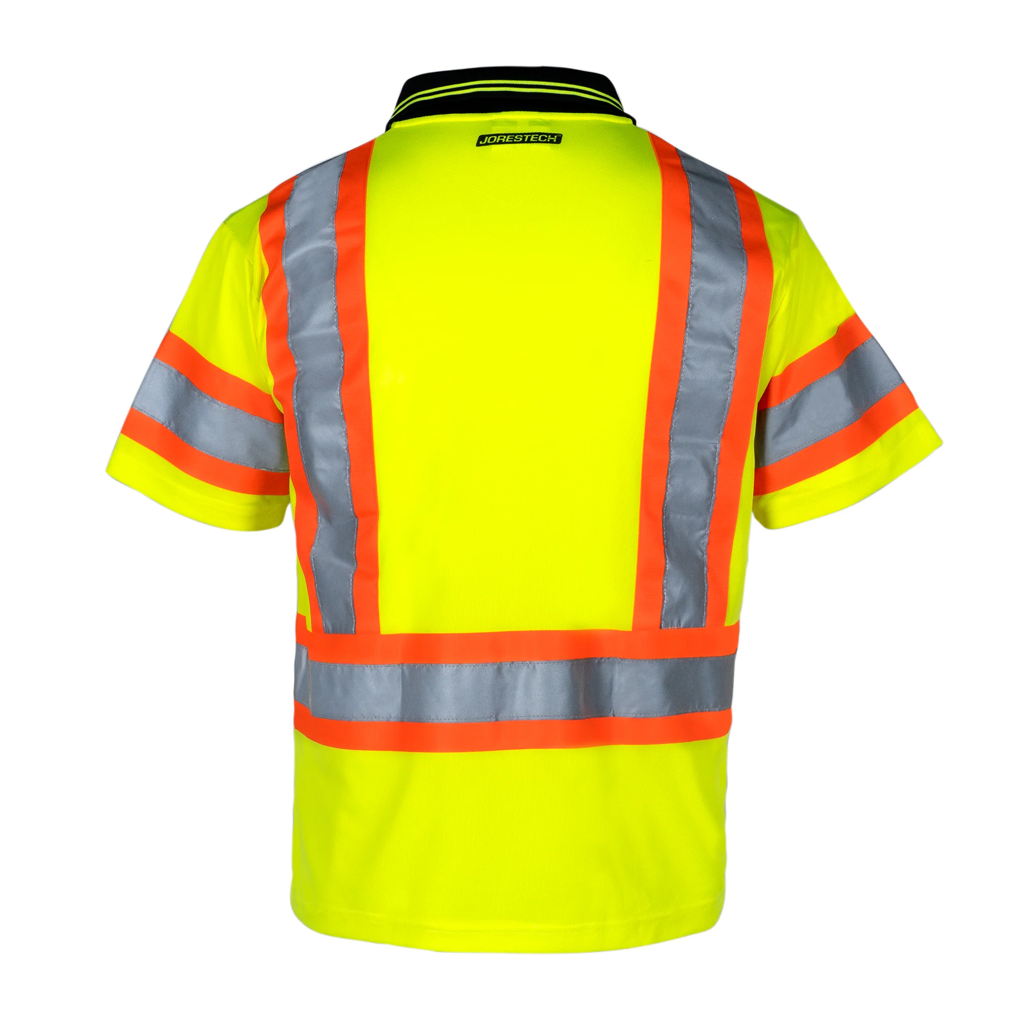 Hi-Vis Reflective Two-Tone Safety Polo Shirt - Image 13