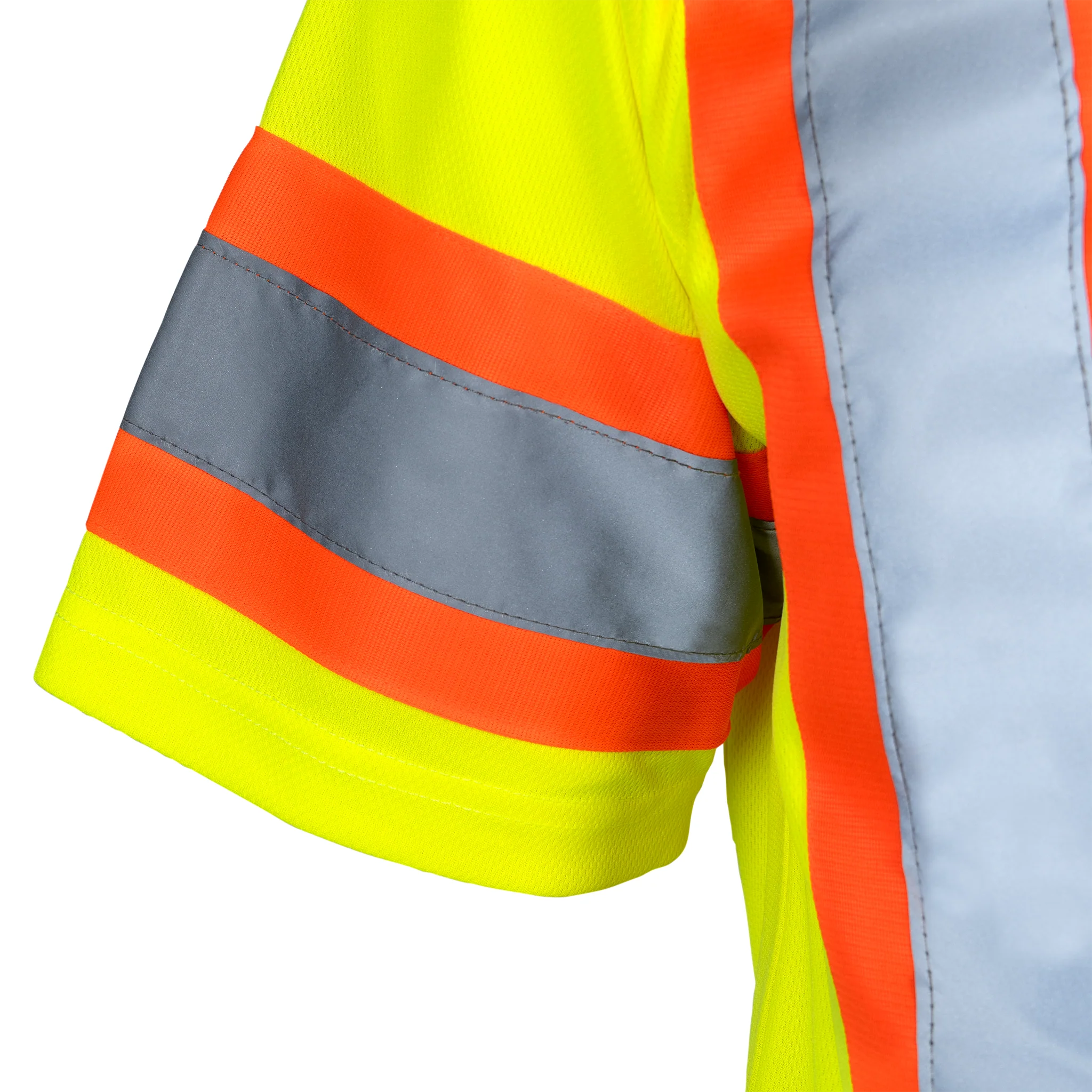Hi-Vis X-Back Reflective Two-Tone Safety Polo Shirt - Image 17