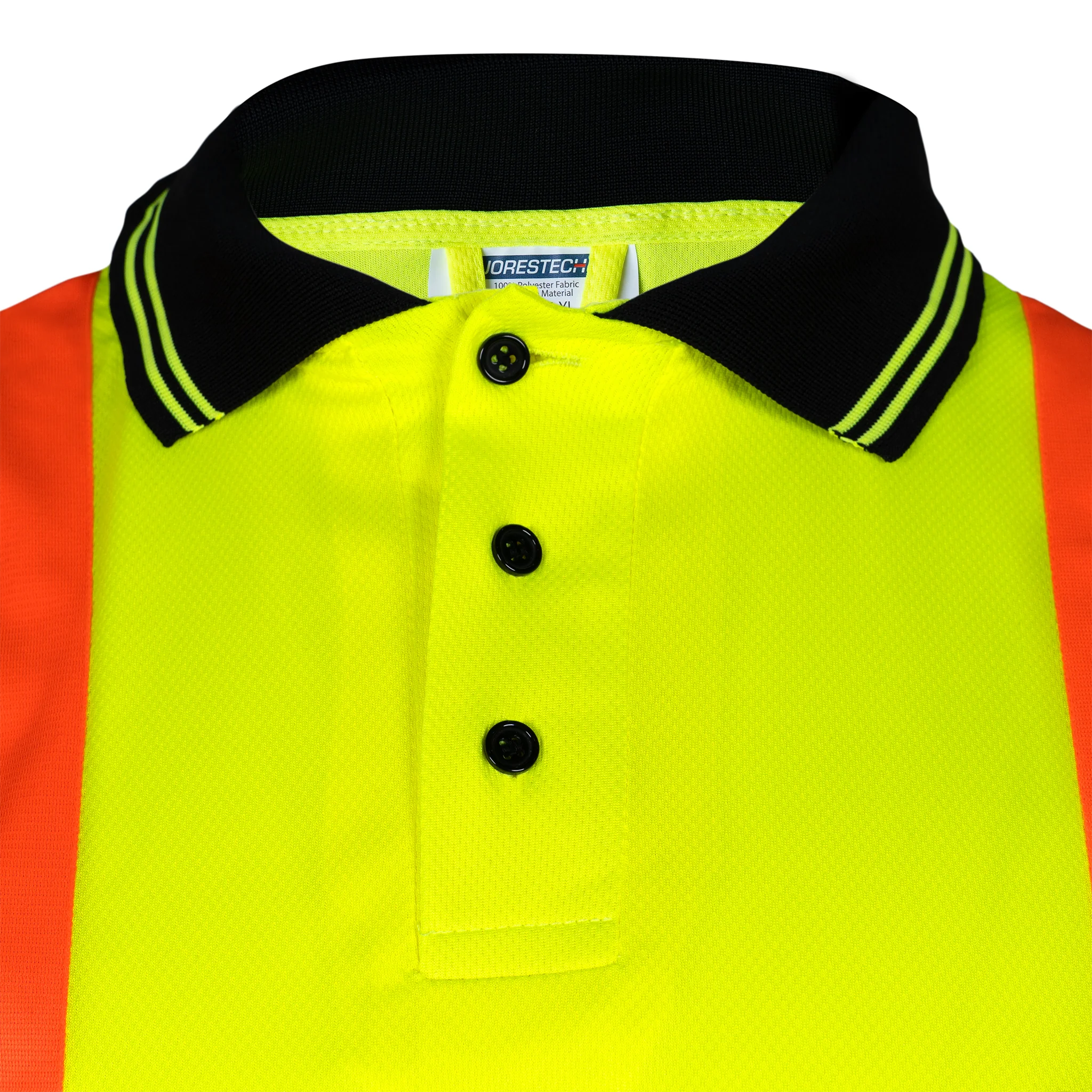 Hi-Vis X-Back Reflective Two-Tone Safety Polo Shirt - Image 20