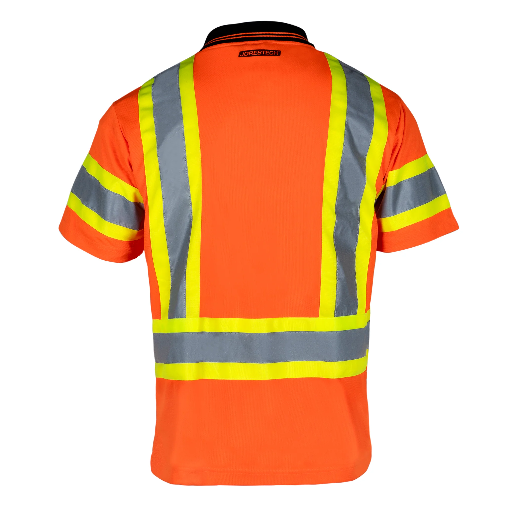 Hi-Vis Reflective Two-Tone Safety Polo Shirt - Image 22