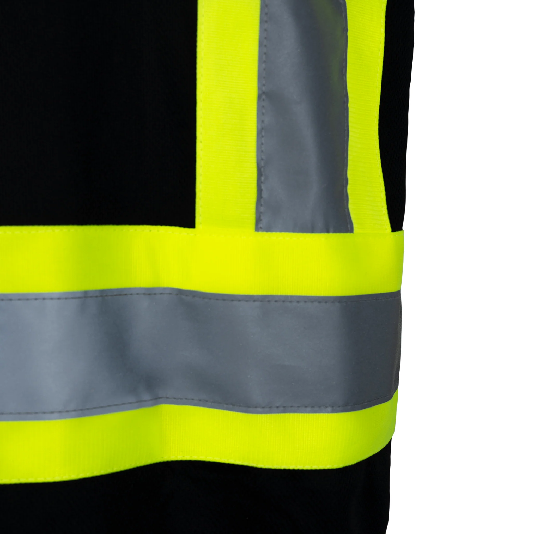 Hi-Vis X-Back Reflective Two-Tone Safety Polo Shirt - Image 7