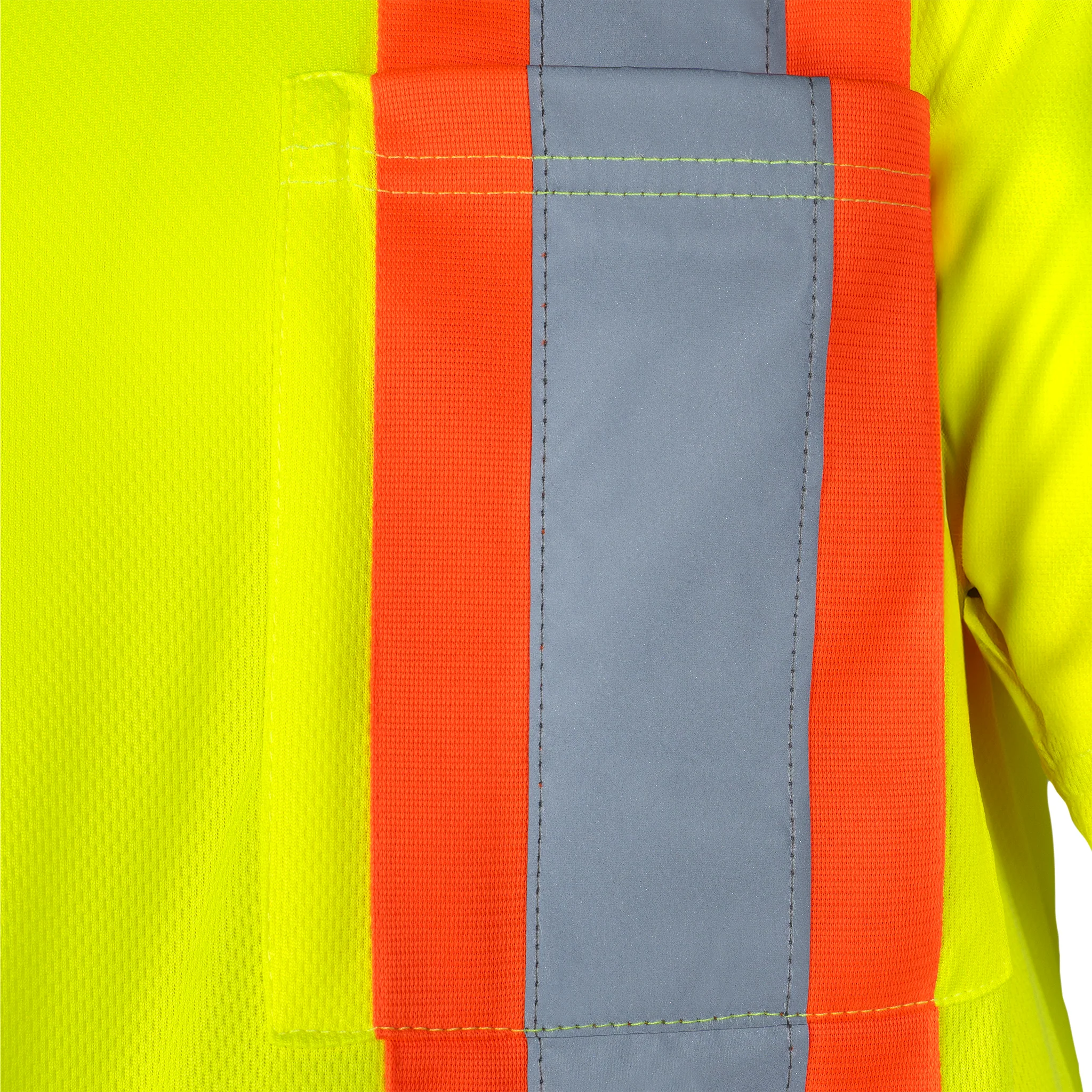 Hi-Vis Reflective Two-Tone Safety Polo Shirt - Image 18