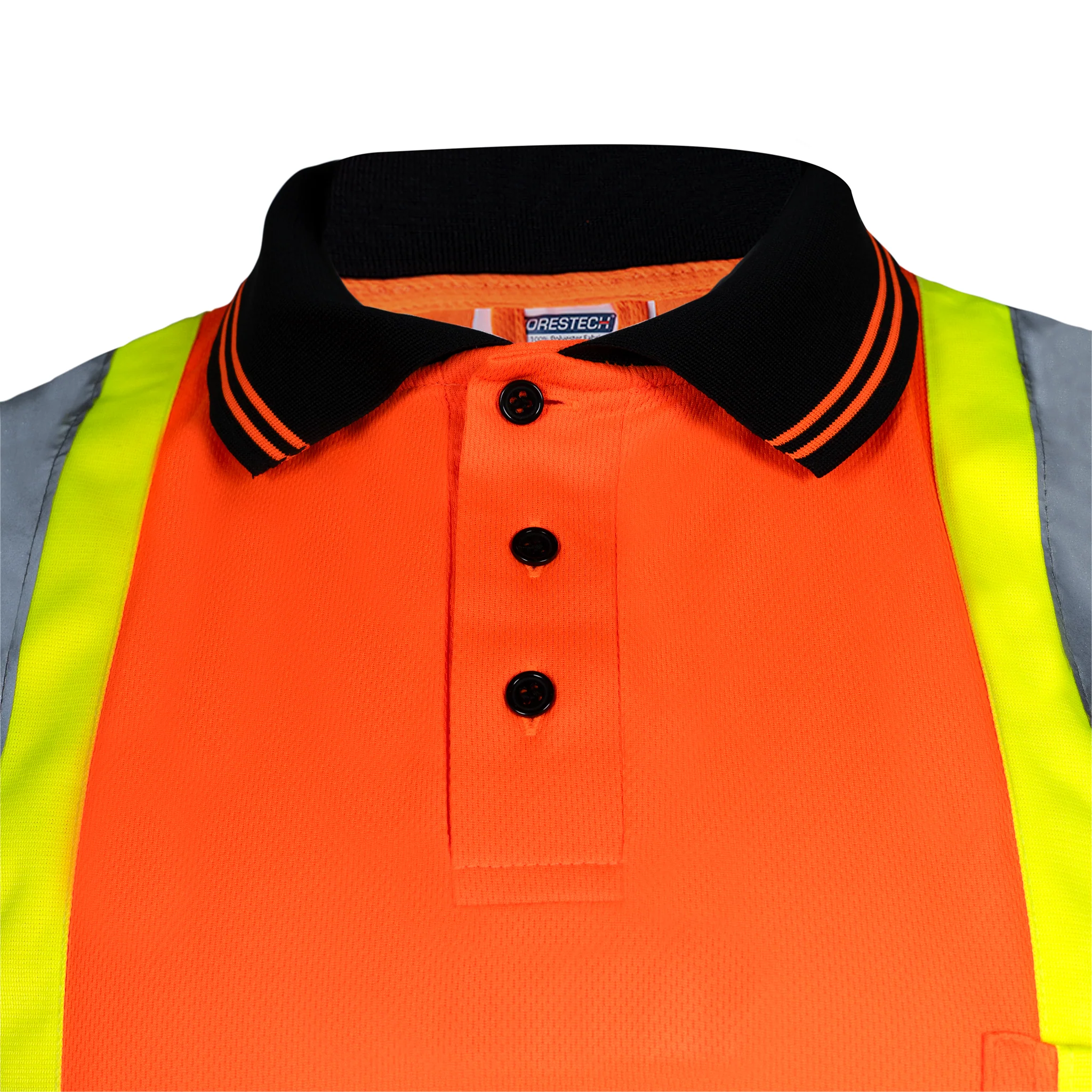 Hi-Vis Reflective Two-Tone Safety Polo Shirt - Image 23