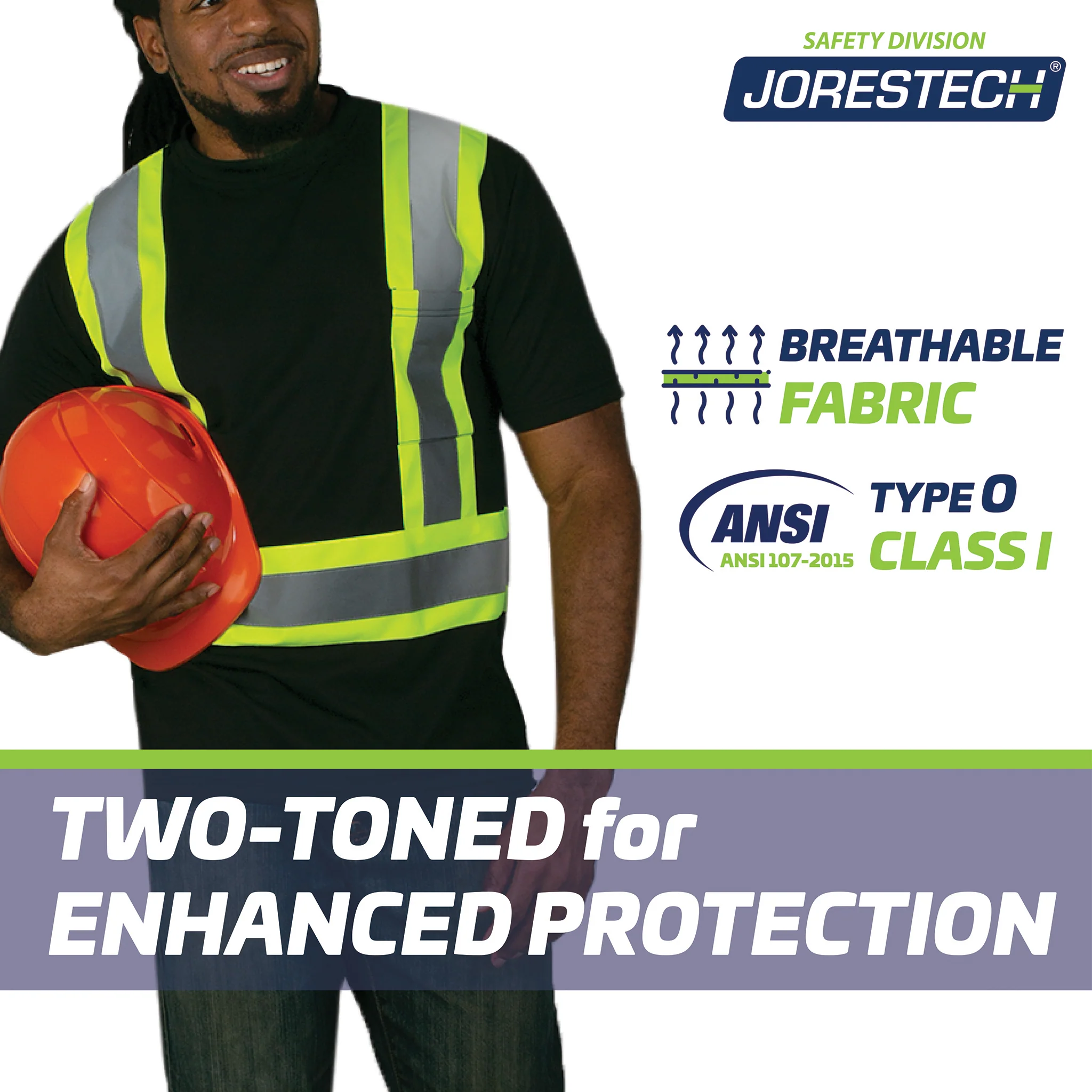 Hi-Vis Reflective Two-Tone Safety Shirt - Image 5