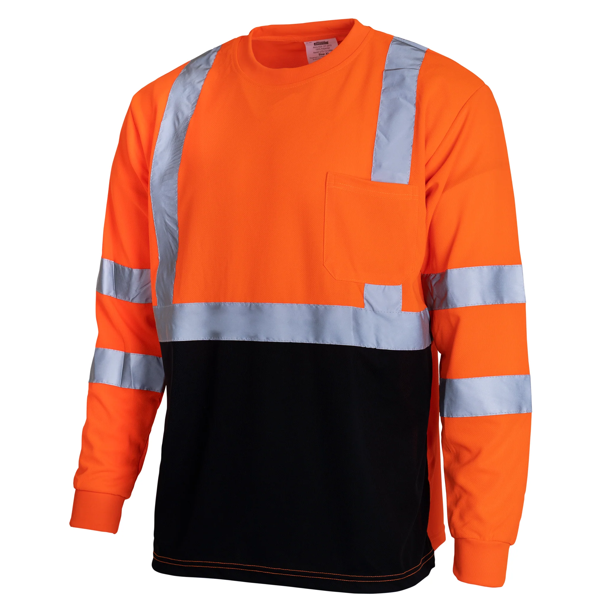 Durable Hi Vis Long Sleeve Shirt: Dirt-Concealing & High Visibility - Image 10