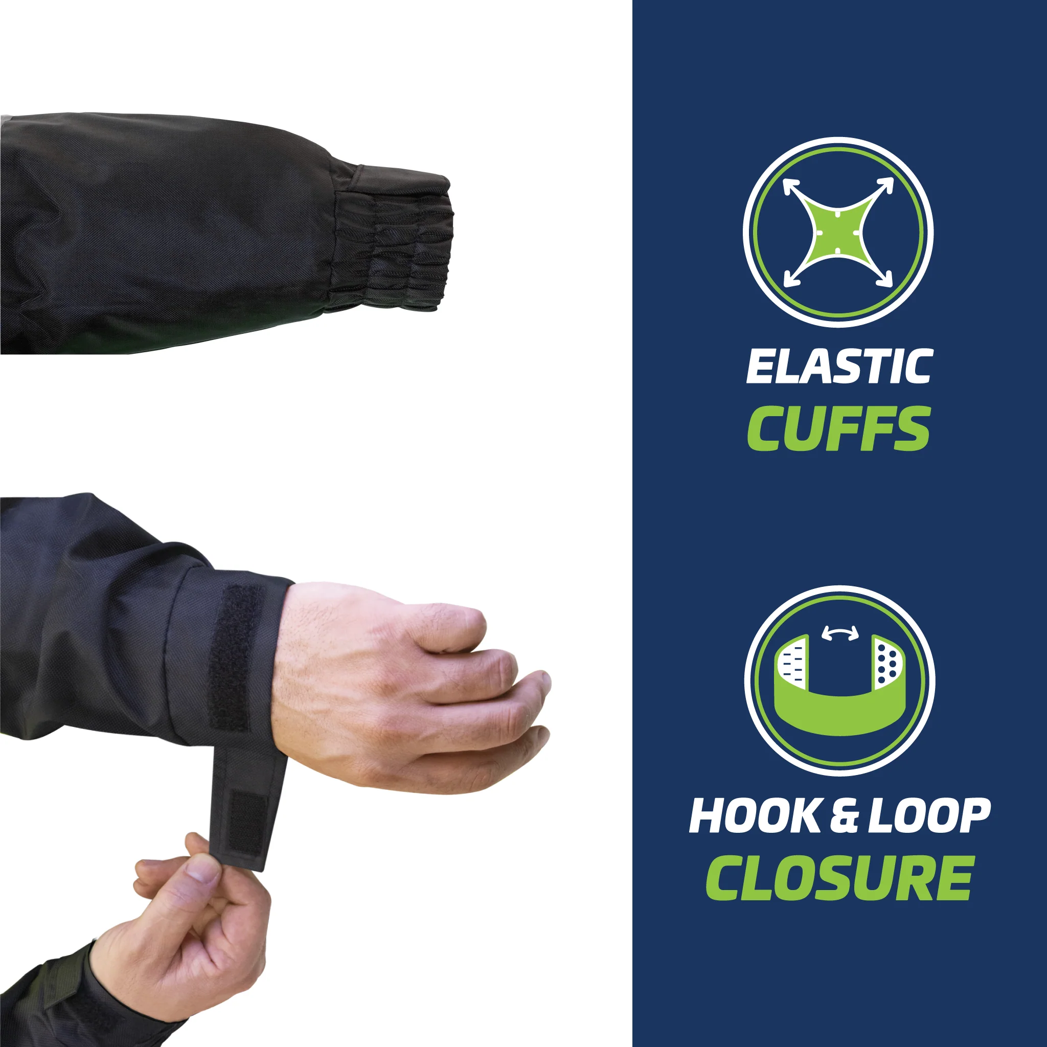 Hi-Vis Safety Bomber Jacket with Reflective Stripes - Image 8