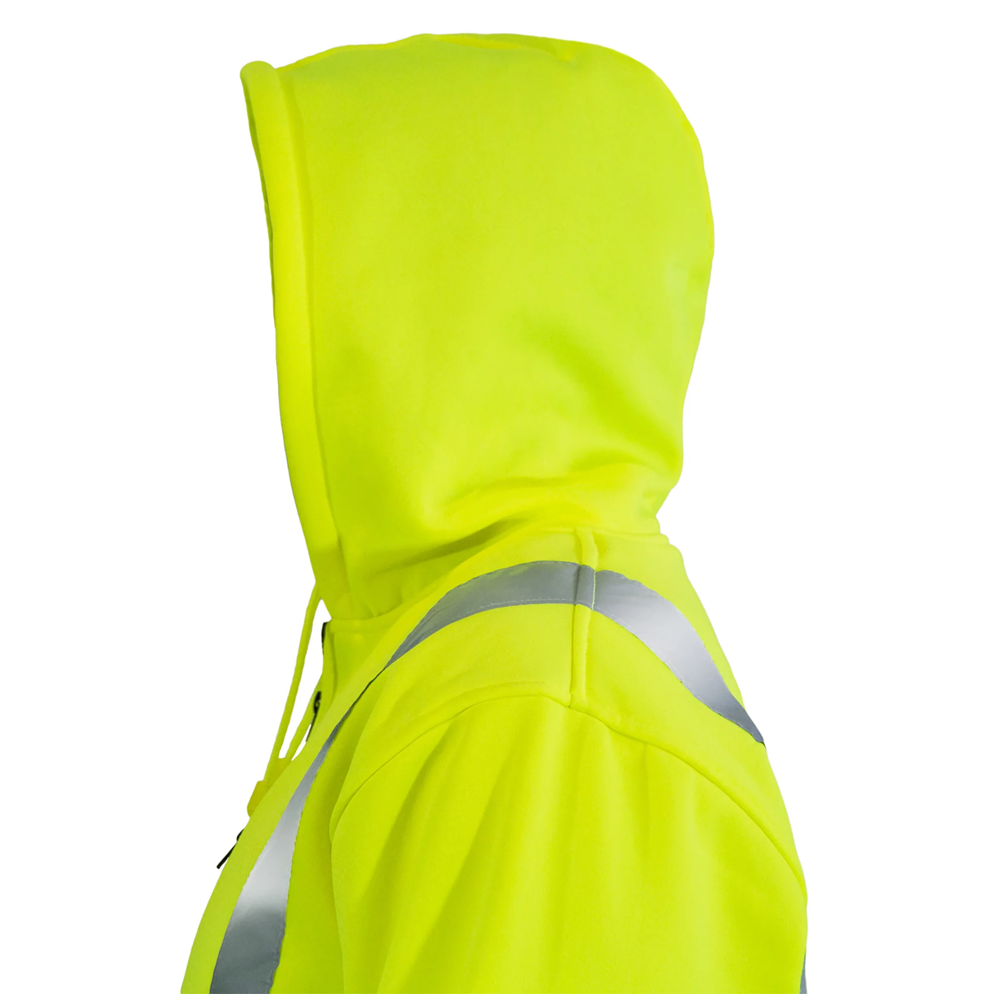 Hi-Vis Safety Hooded Sweatshirt with Reflective Stripes - Image 5