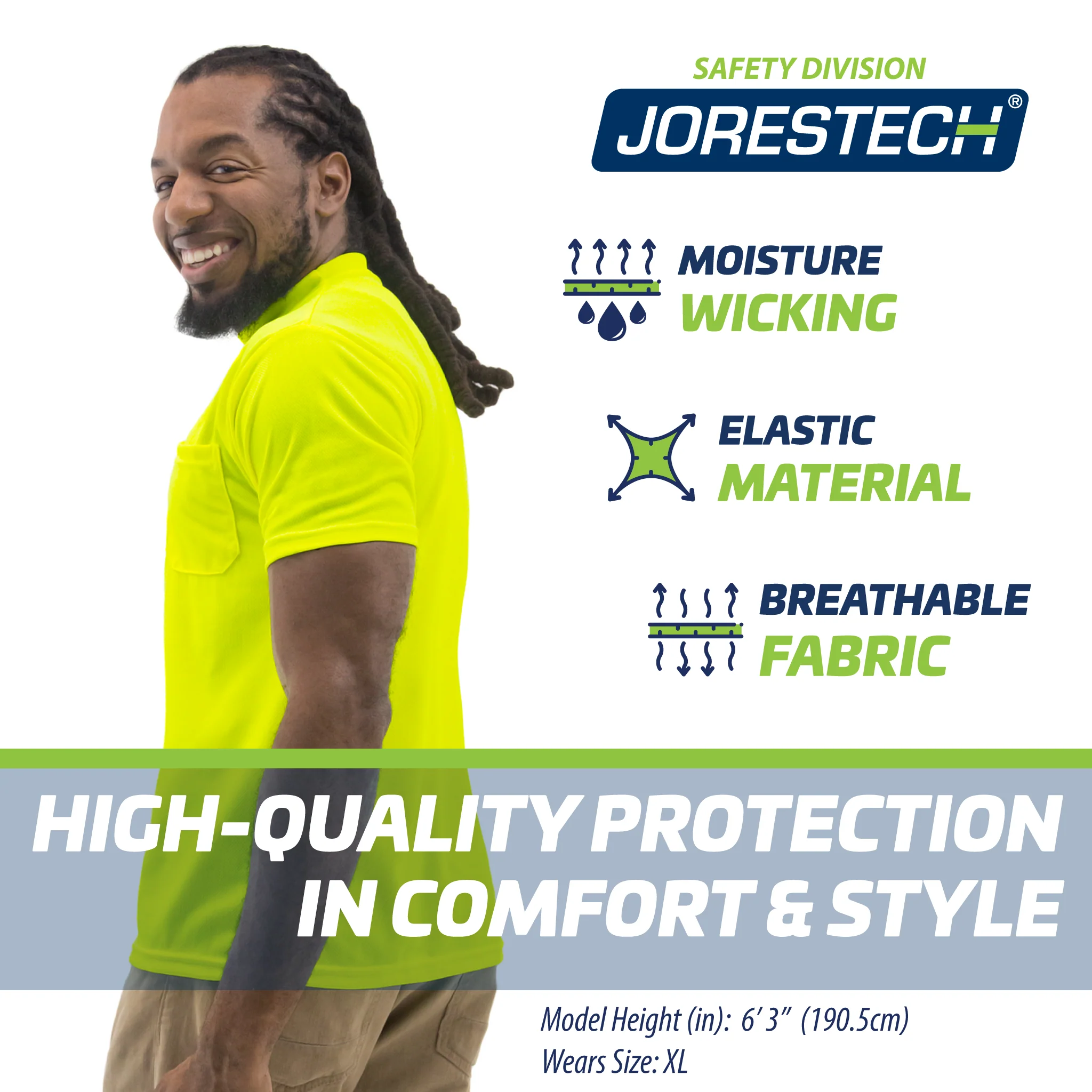 Hi-Vis Safety Shirt - Image 5
