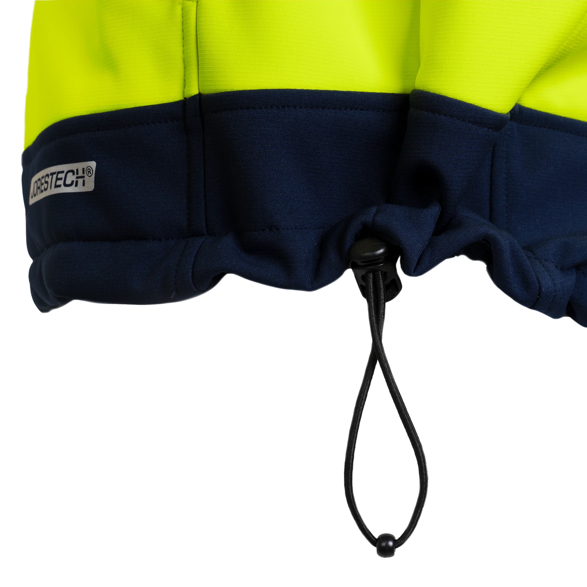 Hi-Vis Softshell Water Repellent Fleece Lined Safety Jacket with Reflective Strips - Image 11