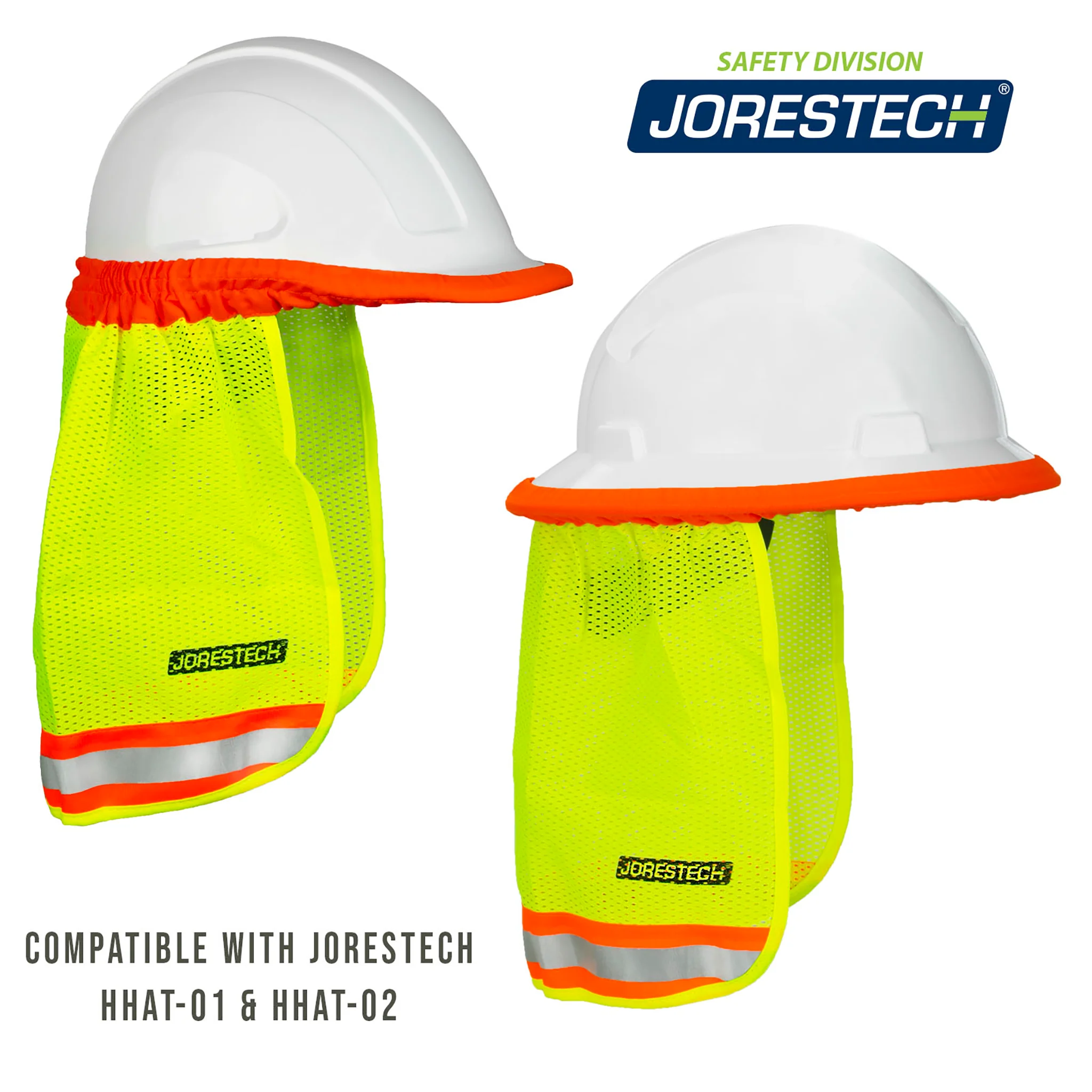 Hi-Vis Two-Tone Hard Hat Neck Shade - Image 3