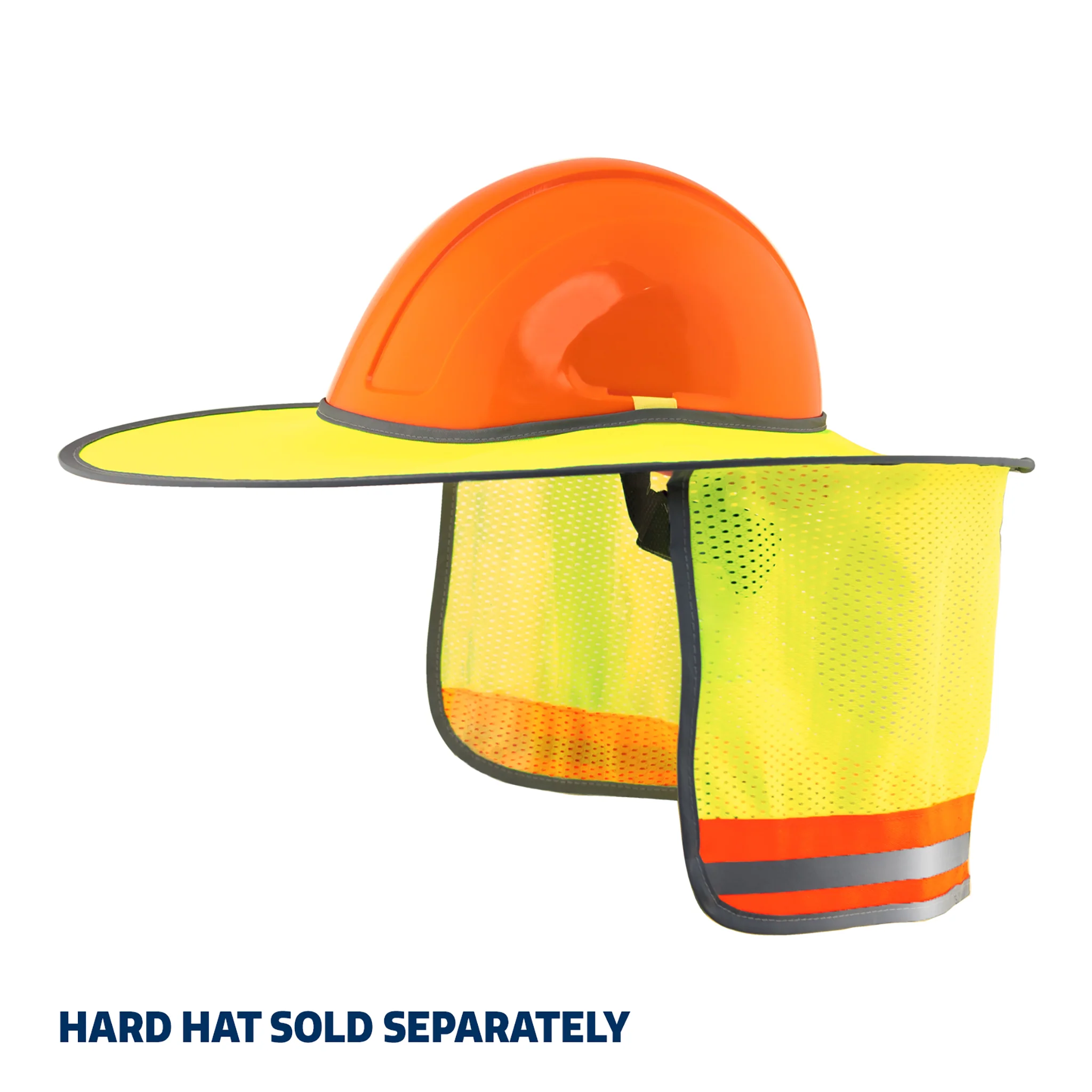 Hi-Vis Two-Tone Hard Hat Sun Shield - Image 3