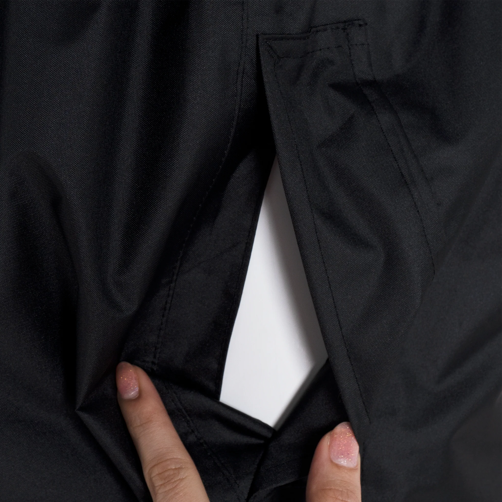 Hi-Vis Two Tone Orange/Black Rain Pants with Reflective Strips - Image 23