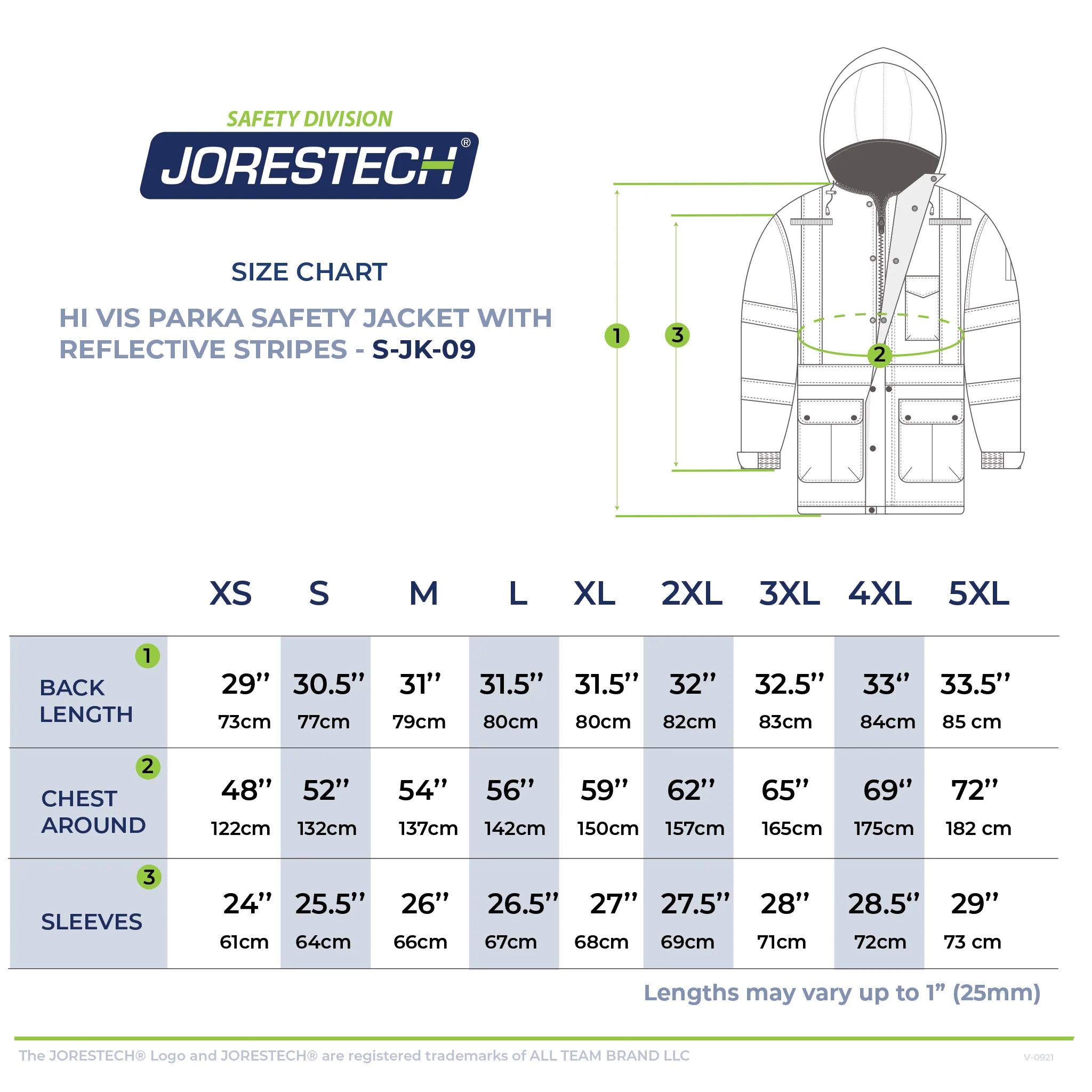 Hi-Vis Two-Tone Safety Jacket with Reflective Stripes - Image 5