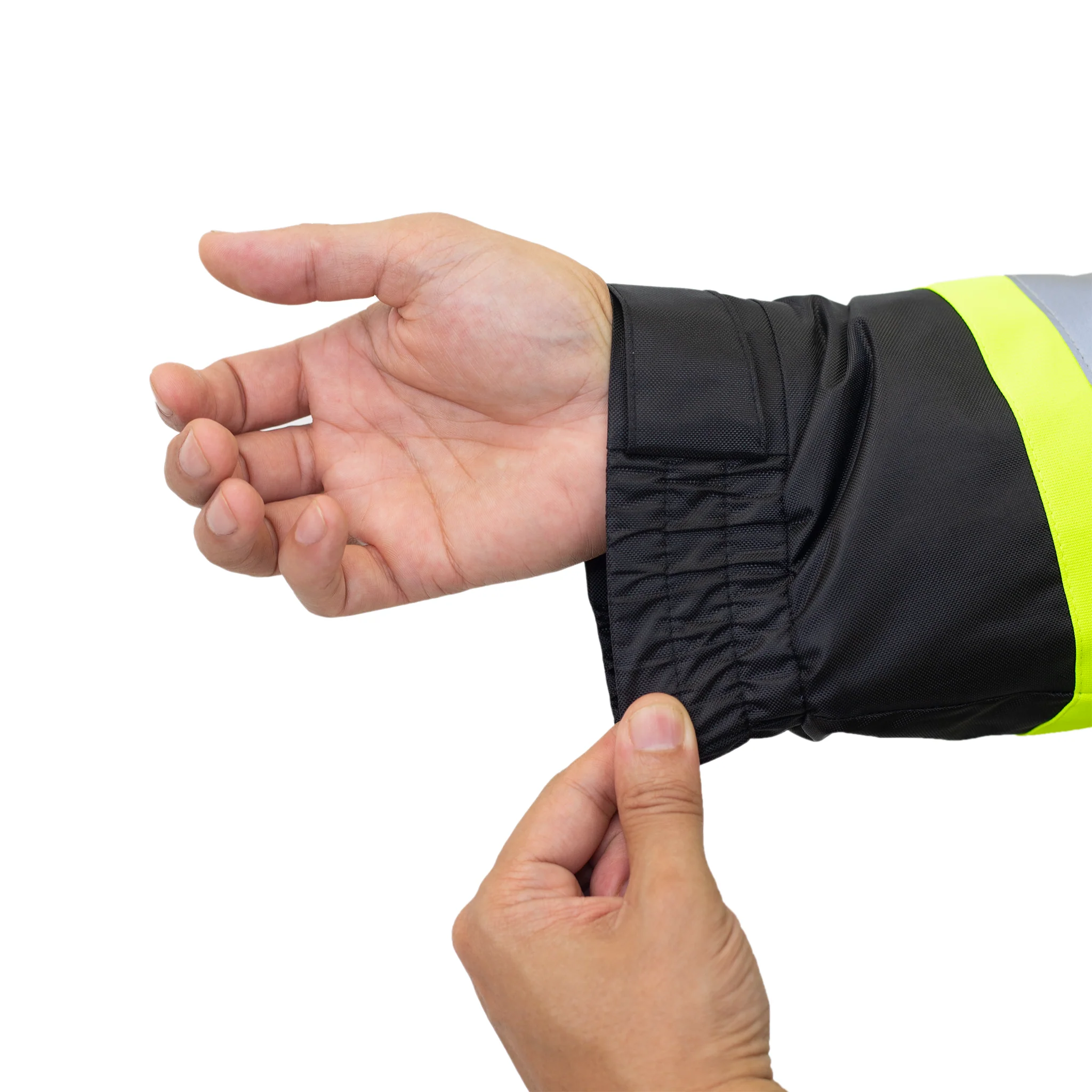 Hi-Vis Two-Tone Safety Jacket with Reflective Stripes - Image 8