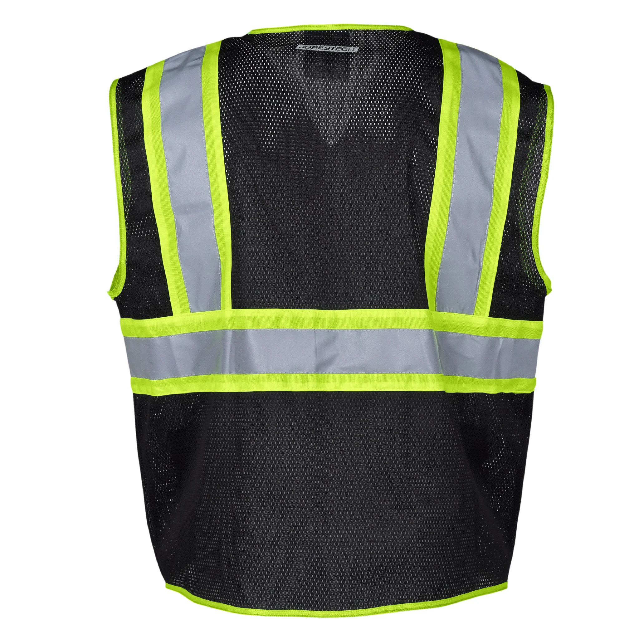 Hi-Vis Two Toned Mesh Safety Vest with 2” Reflective Strips and Pockets - Image 20