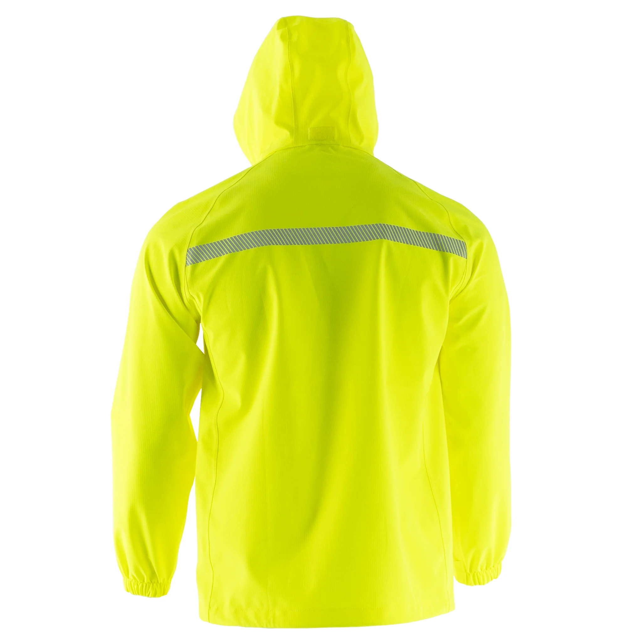 Hi Vis Waterproof Ripstop Jacket with Reflective Heat Transfer Tapes - Image 2