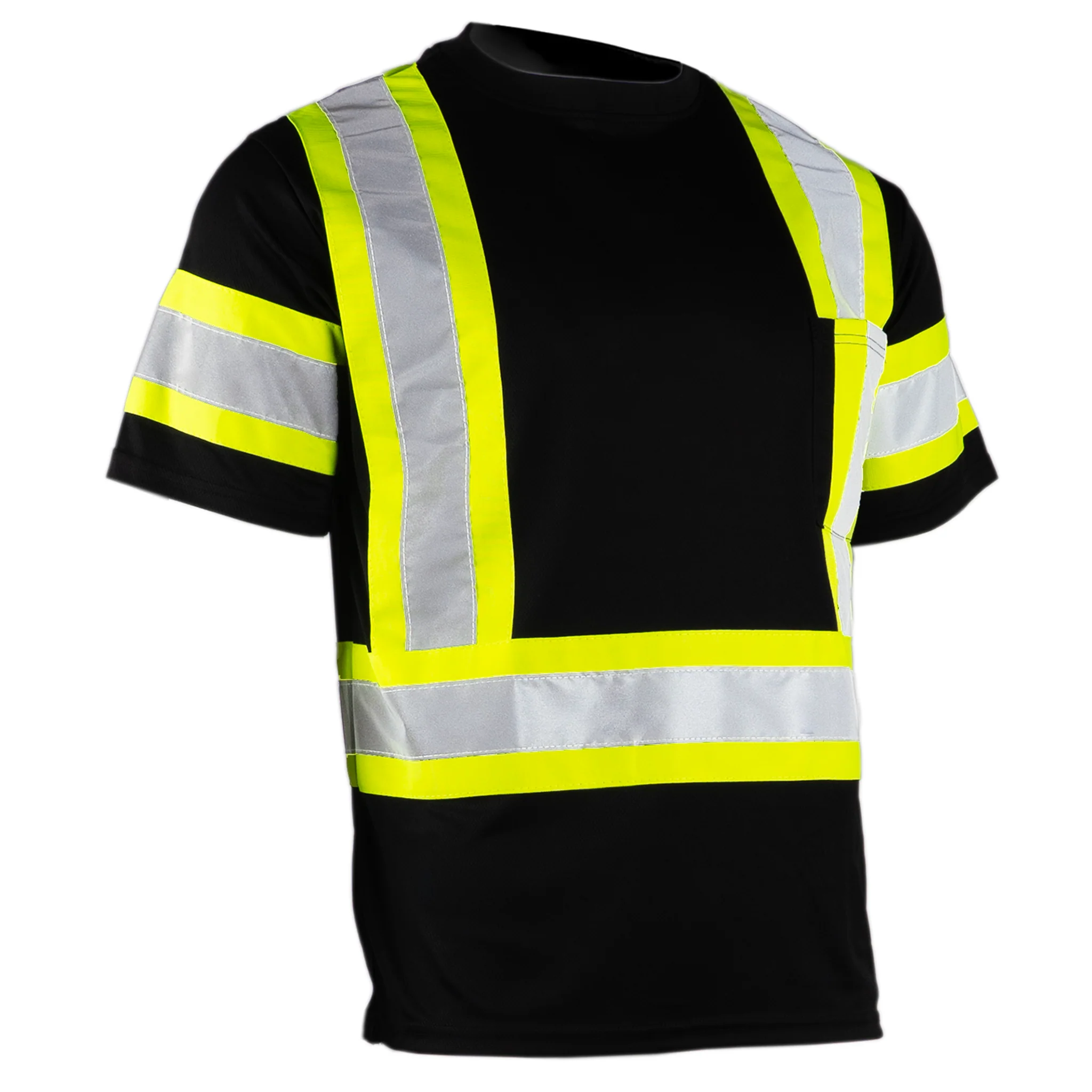 Hi-Vis X-Back Class 3 Reflective Two-Tone Safety Shirt - Image 12