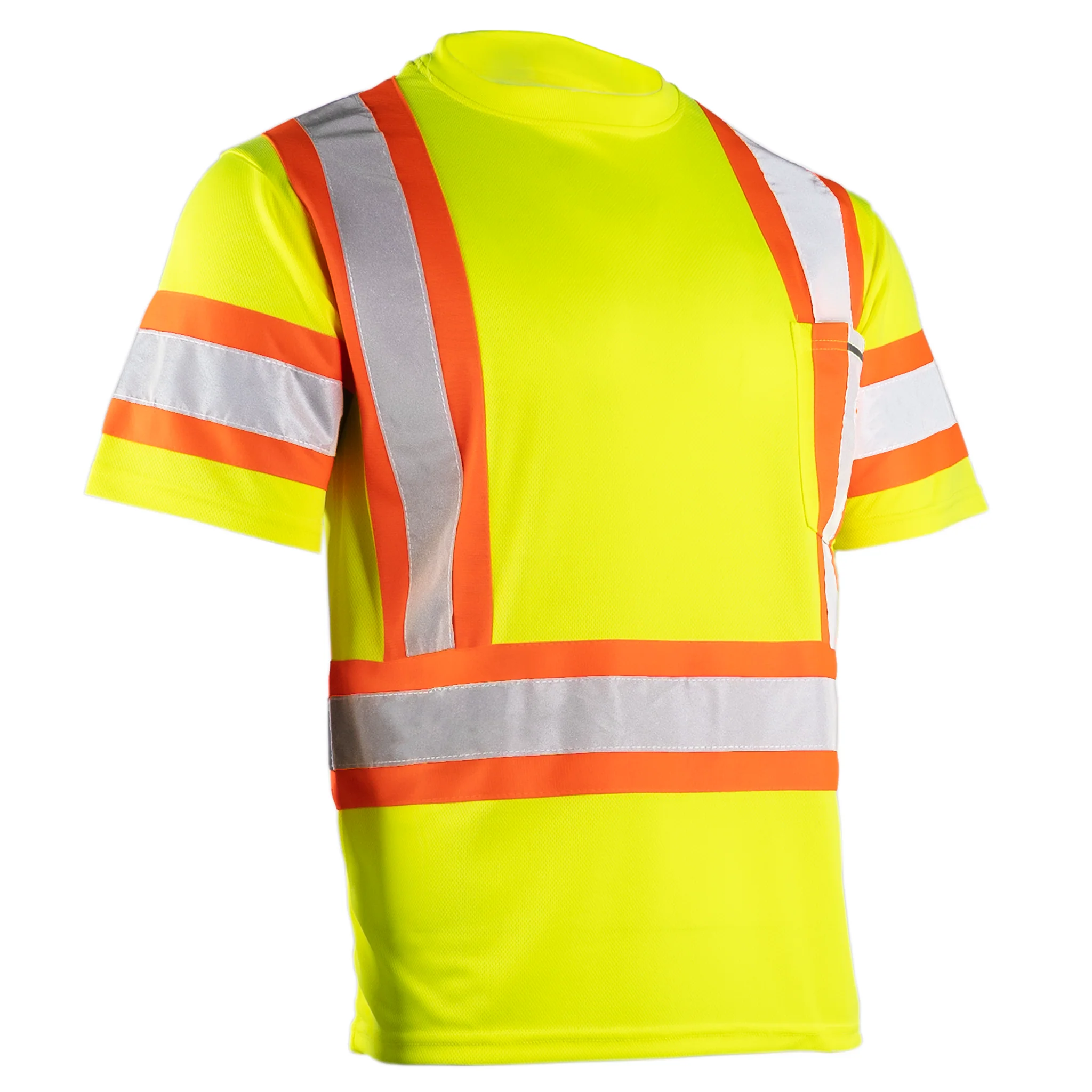 Hi-Vis X-Back Class 3 Reflective Two-Tone Safety Shirt - Image 4